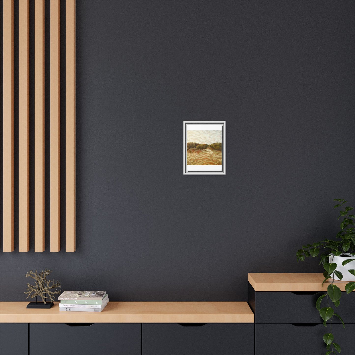 Serene Mangroves Framed Canvas Art