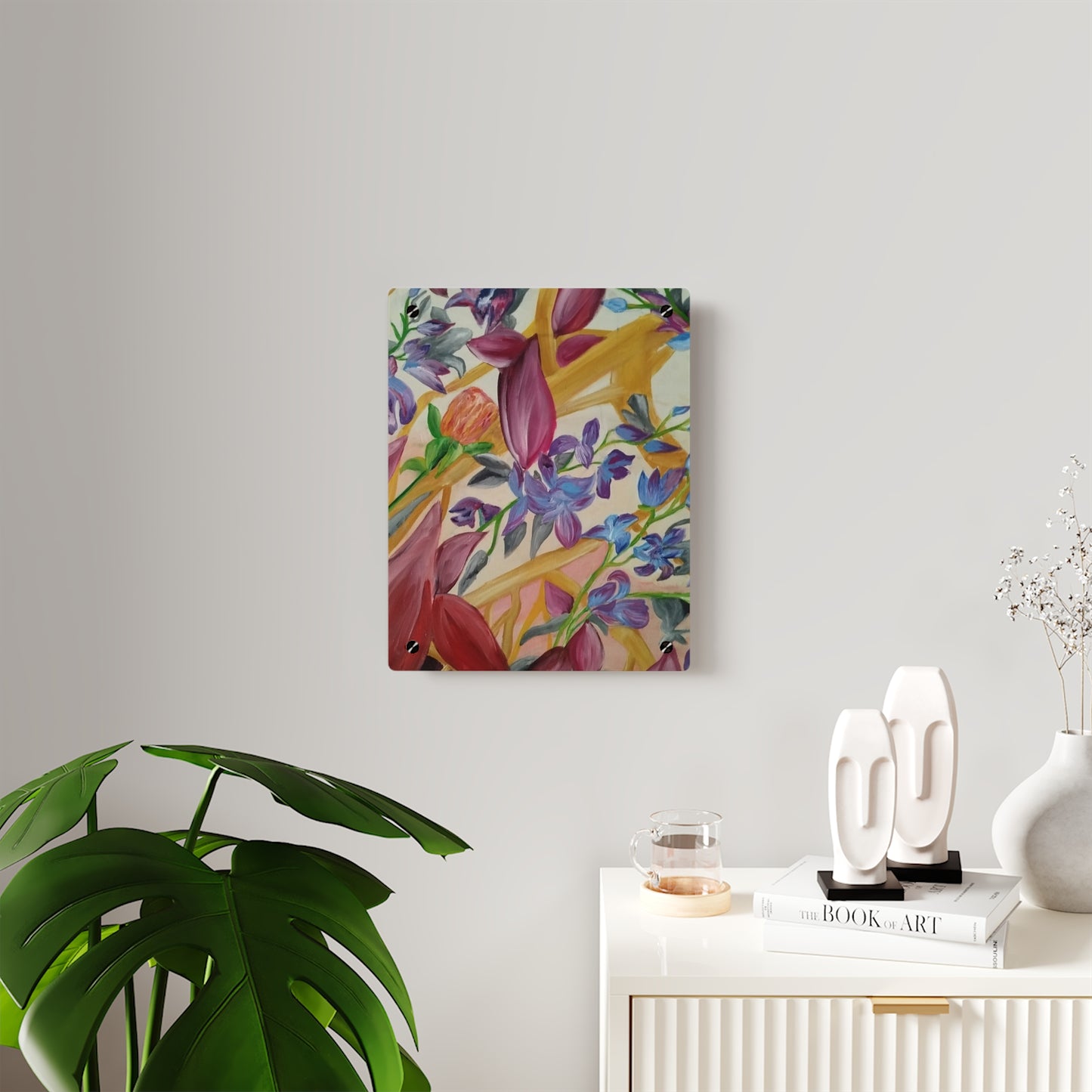 'A Dream of Flowers' Acrylic Wall Art Panels