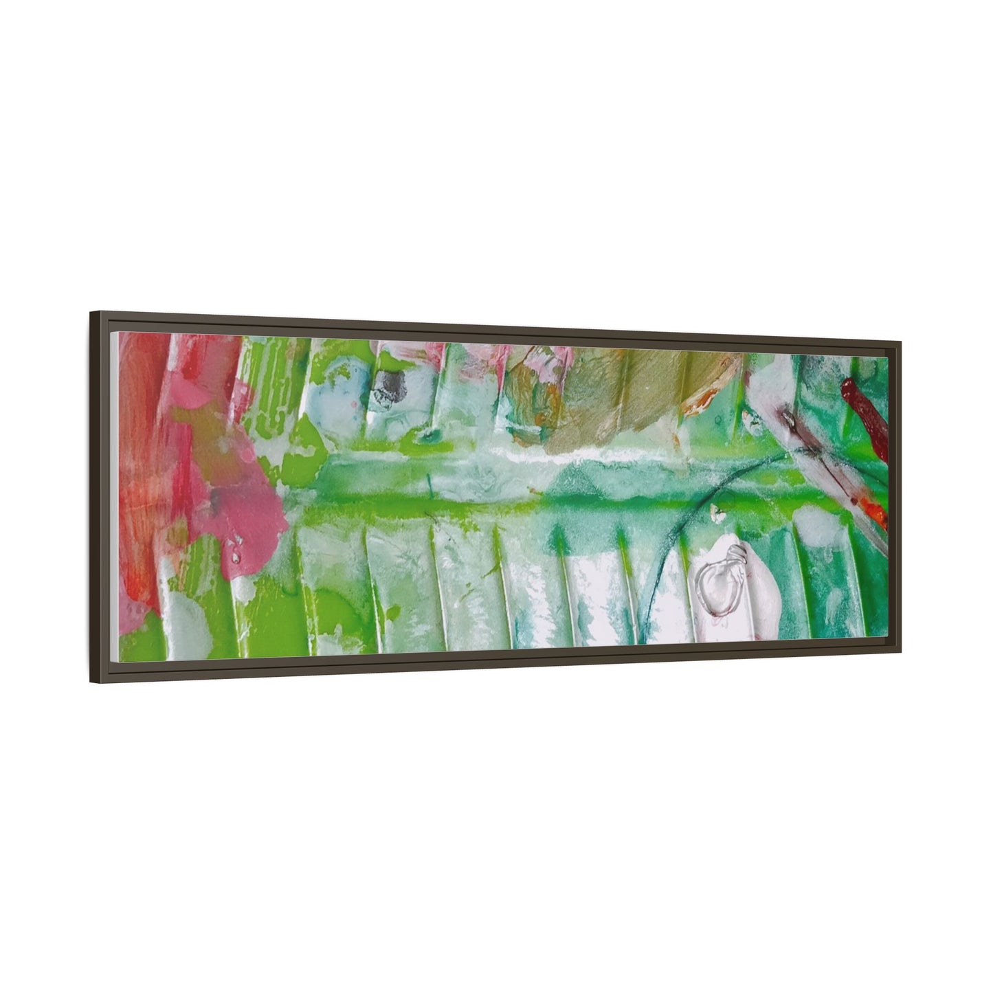 'A Mix of Life' Framed Canvas Art