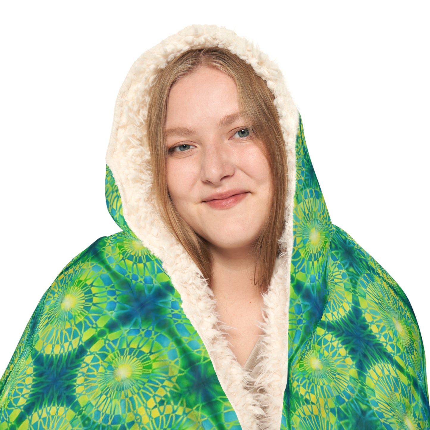 Safety Net Circles by Uta Feinstein Snuggle Blanket