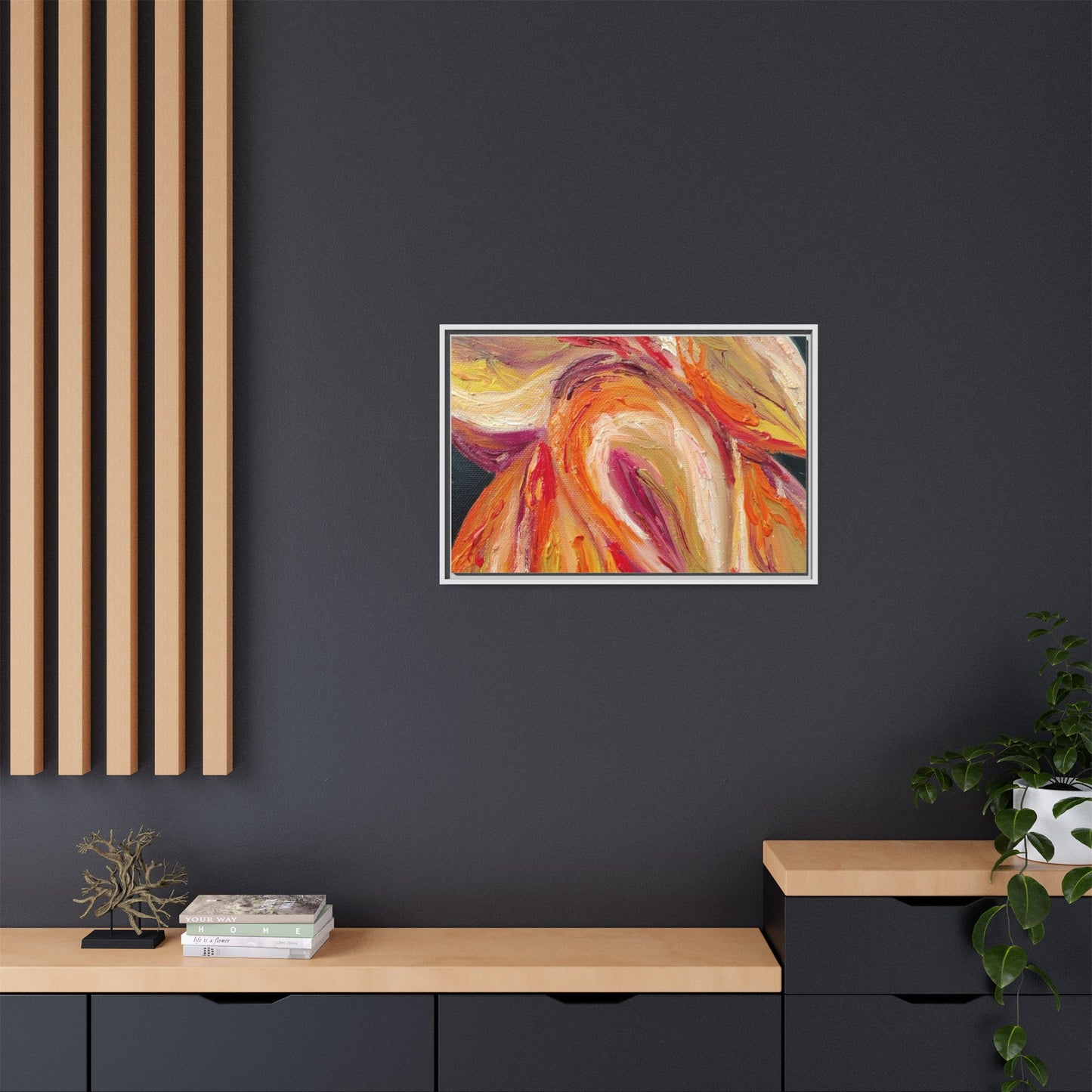 Dramatic Awakening Framed Canvas Art