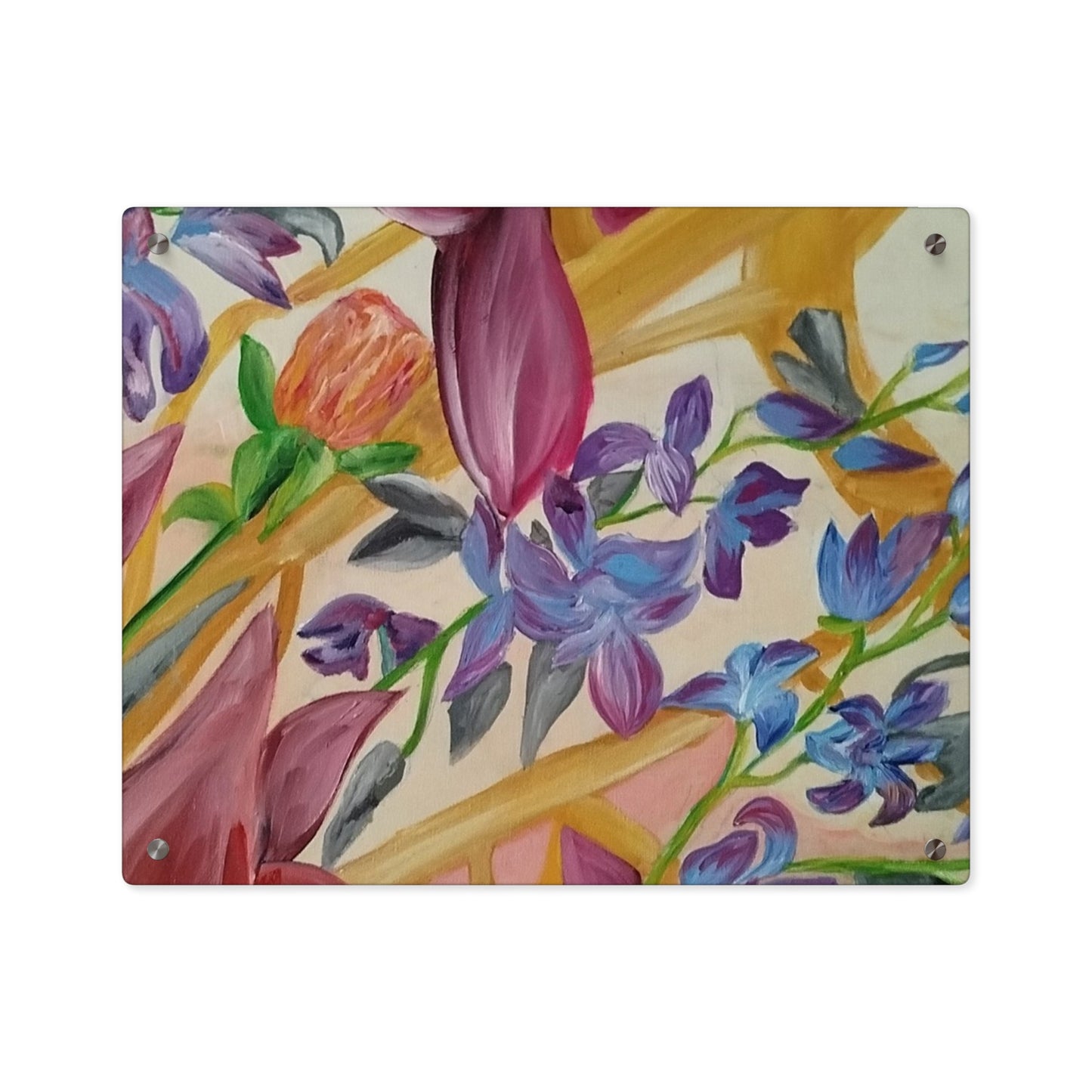 'A Dream of Flowers' Acrylic Wall Art Panels
