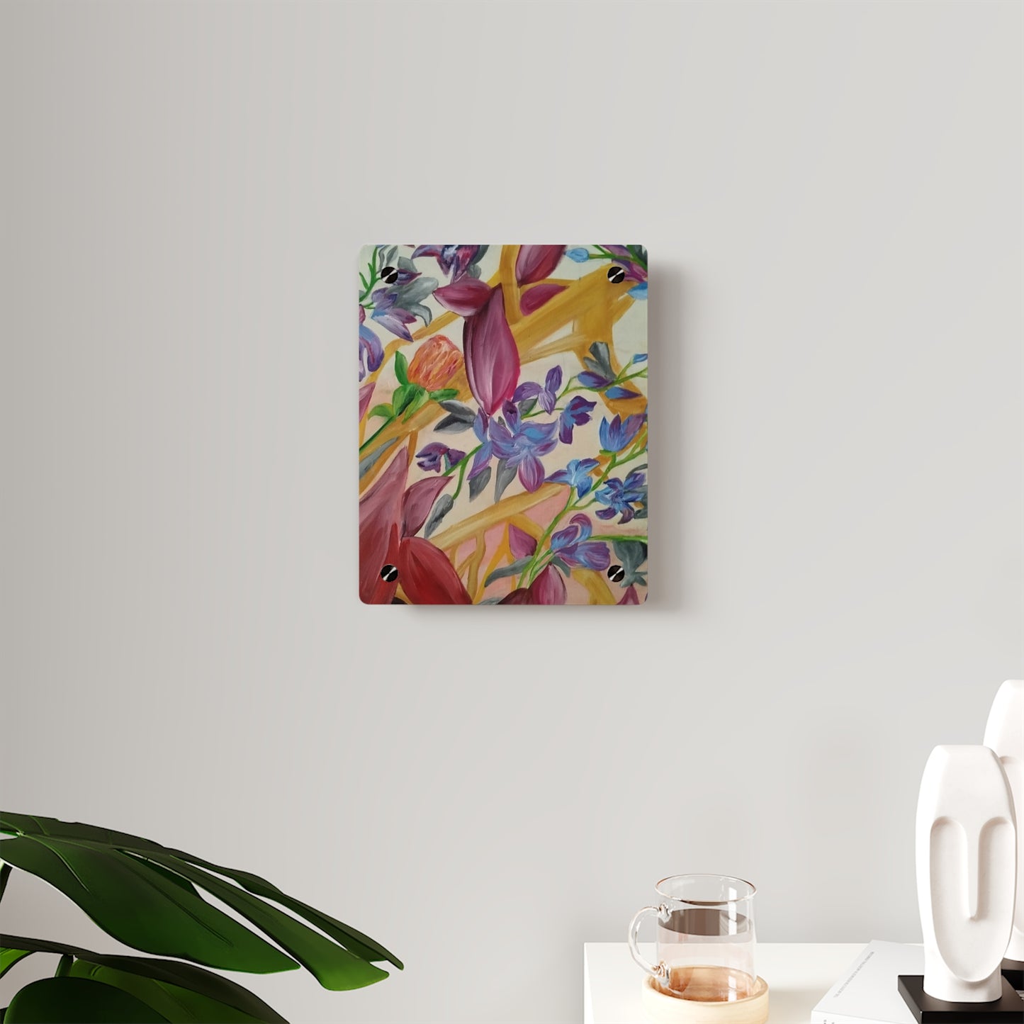 'A Dream of Flowers' Acrylic Wall Art Panels