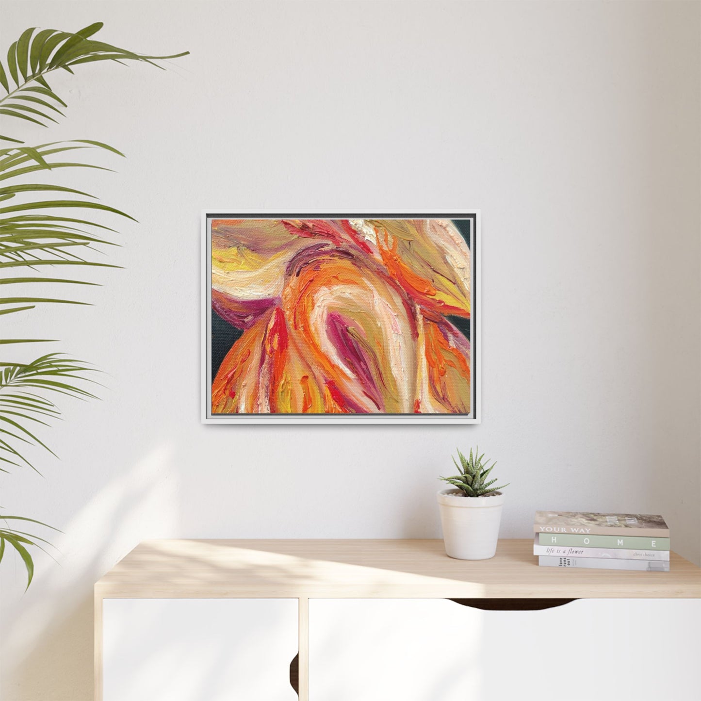 Dramatic Awakening Framed Canvas Art