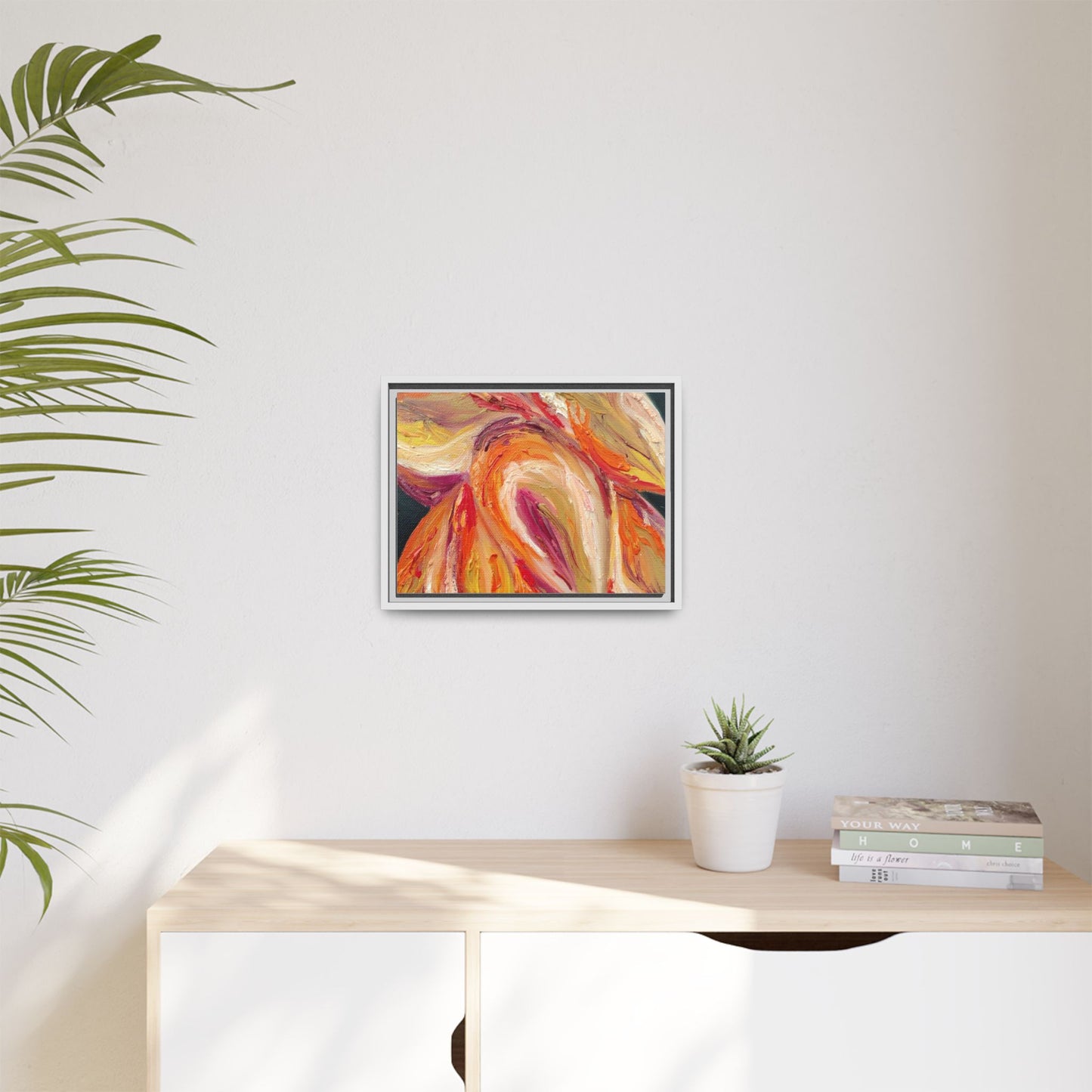 Dramatic Awakening Framed Canvas Art