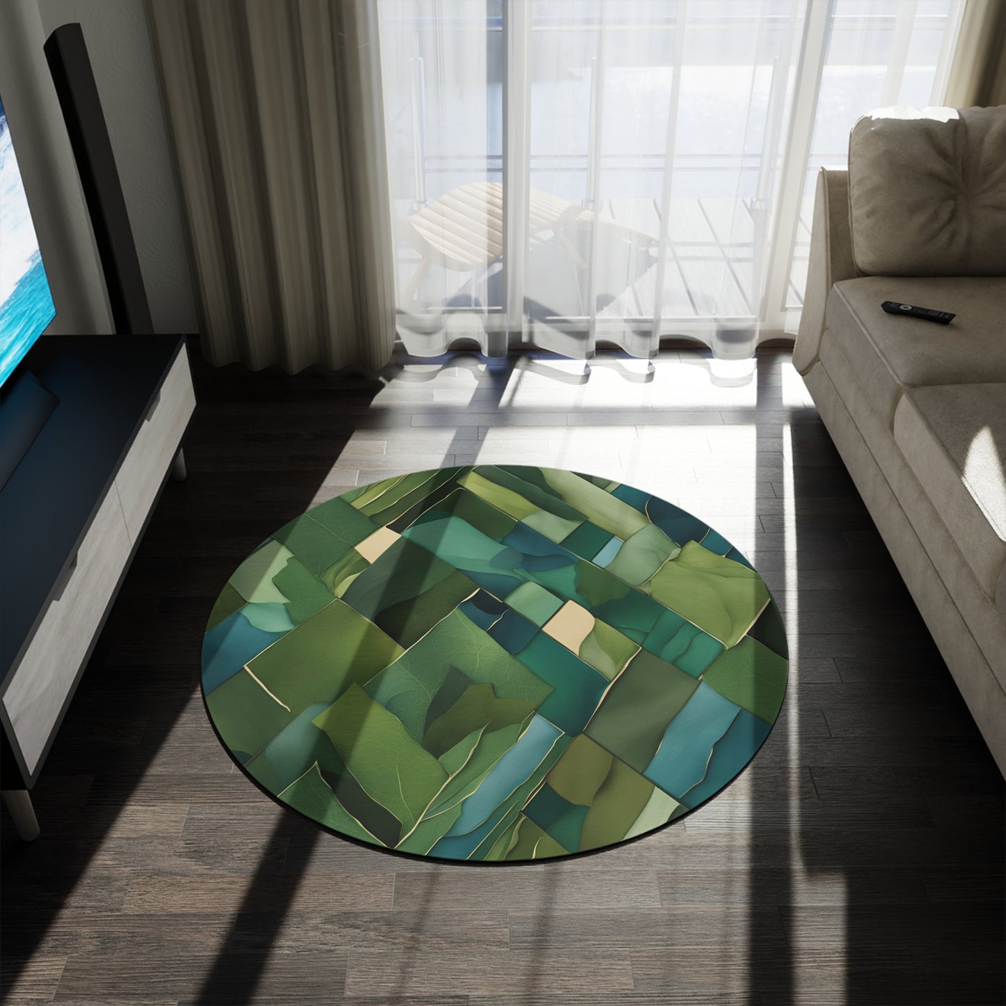 Jade Solace Round Rug
