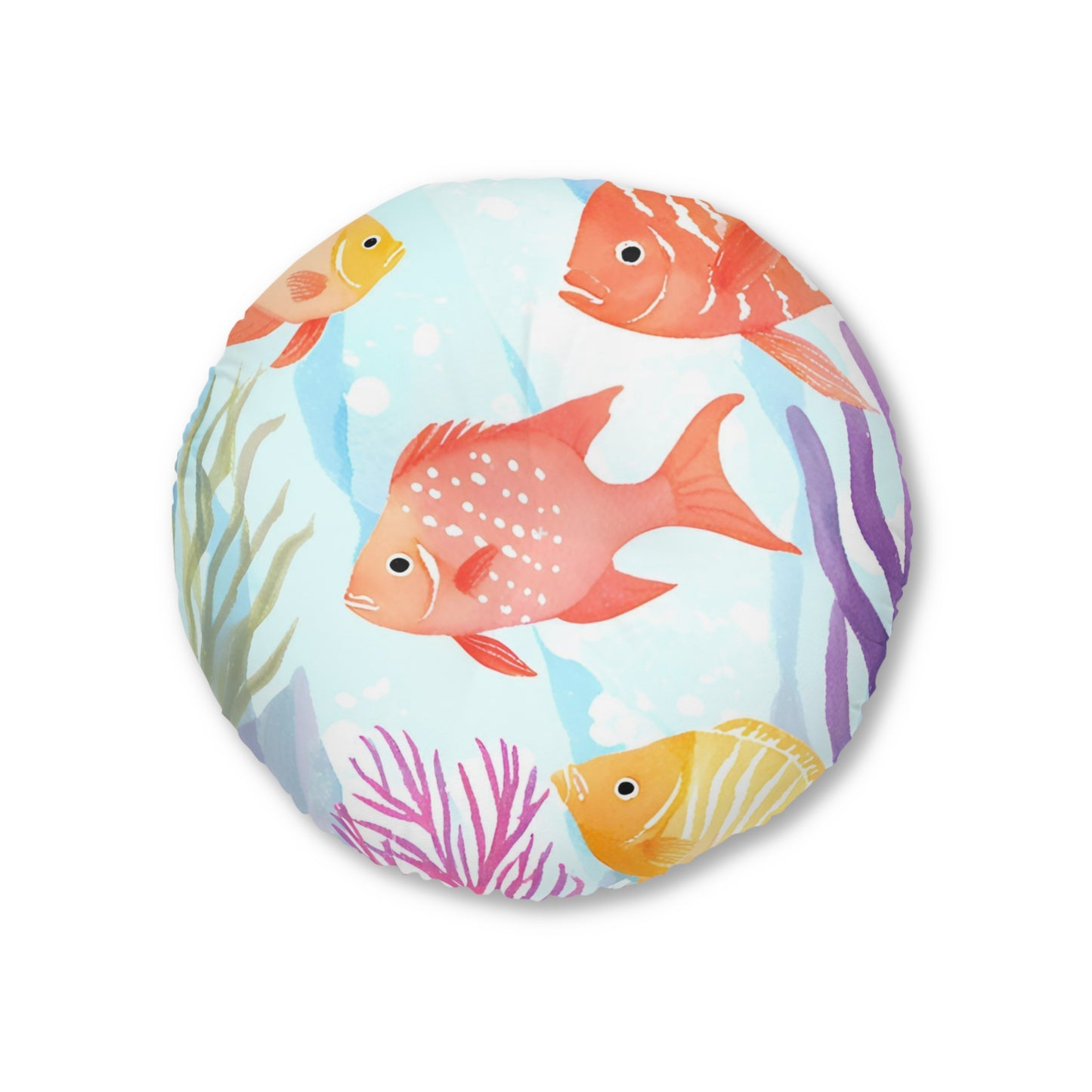 Coral Reef Tufted Floor Pillow