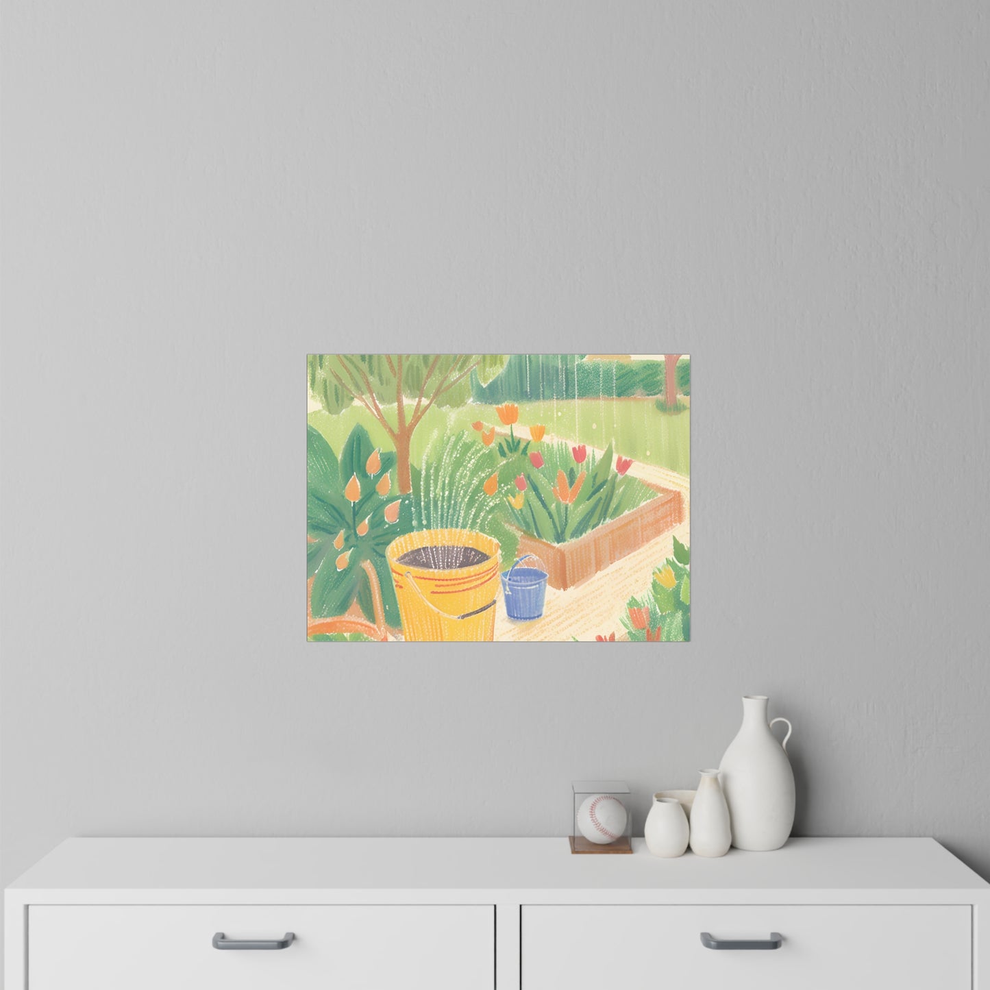 Rain Garden Wall Decals