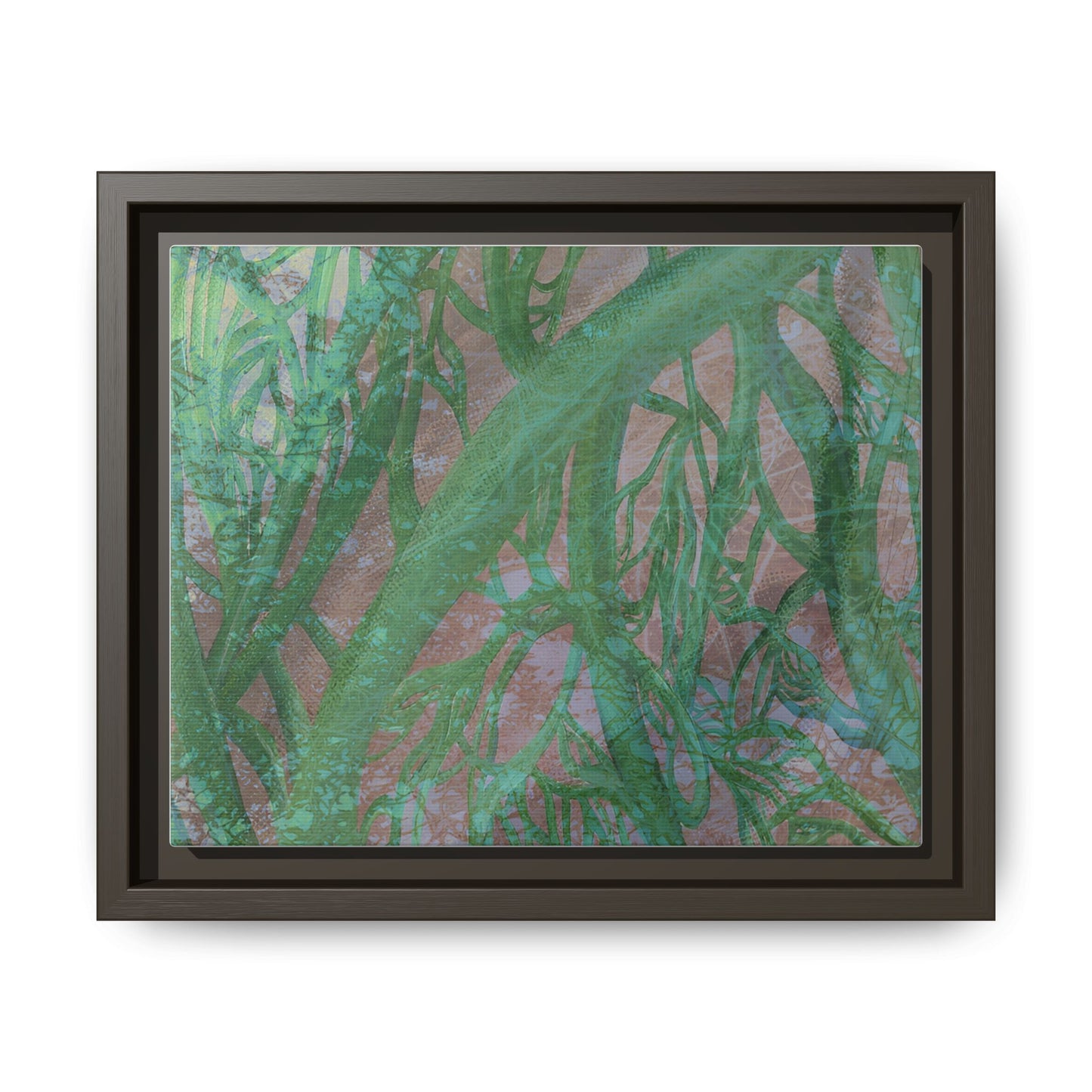 Inner Depths Framed Canvas Art
