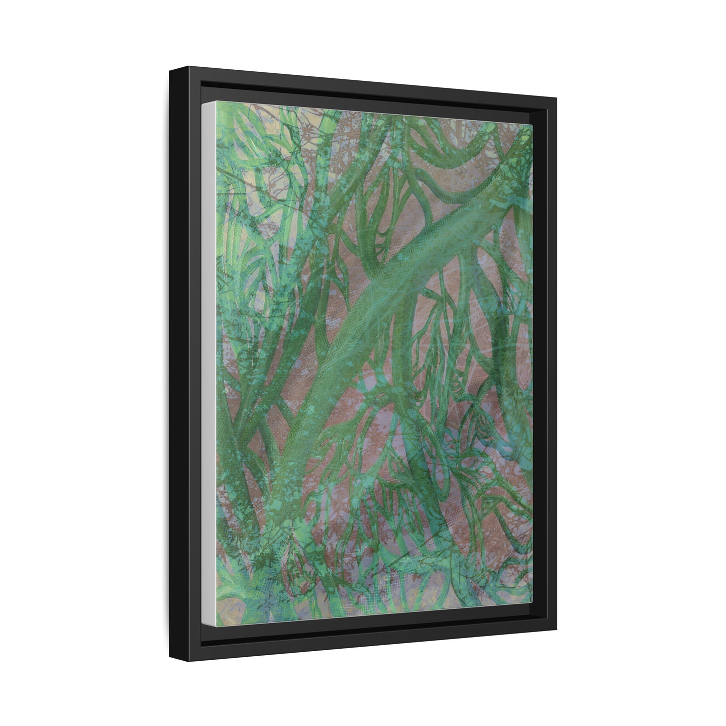 Inner Depths Framed Canvas Art