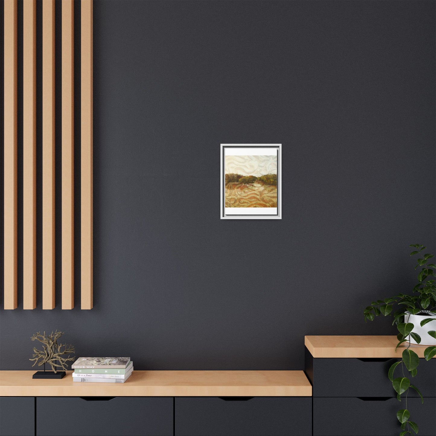 Serene Mangroves Framed Canvas Art