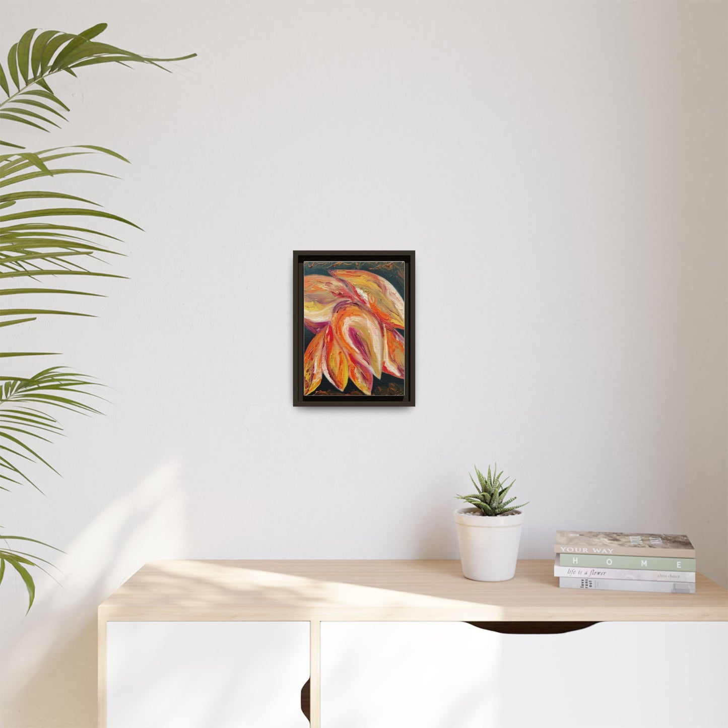 Dramatic Awakening Framed Canvas Art