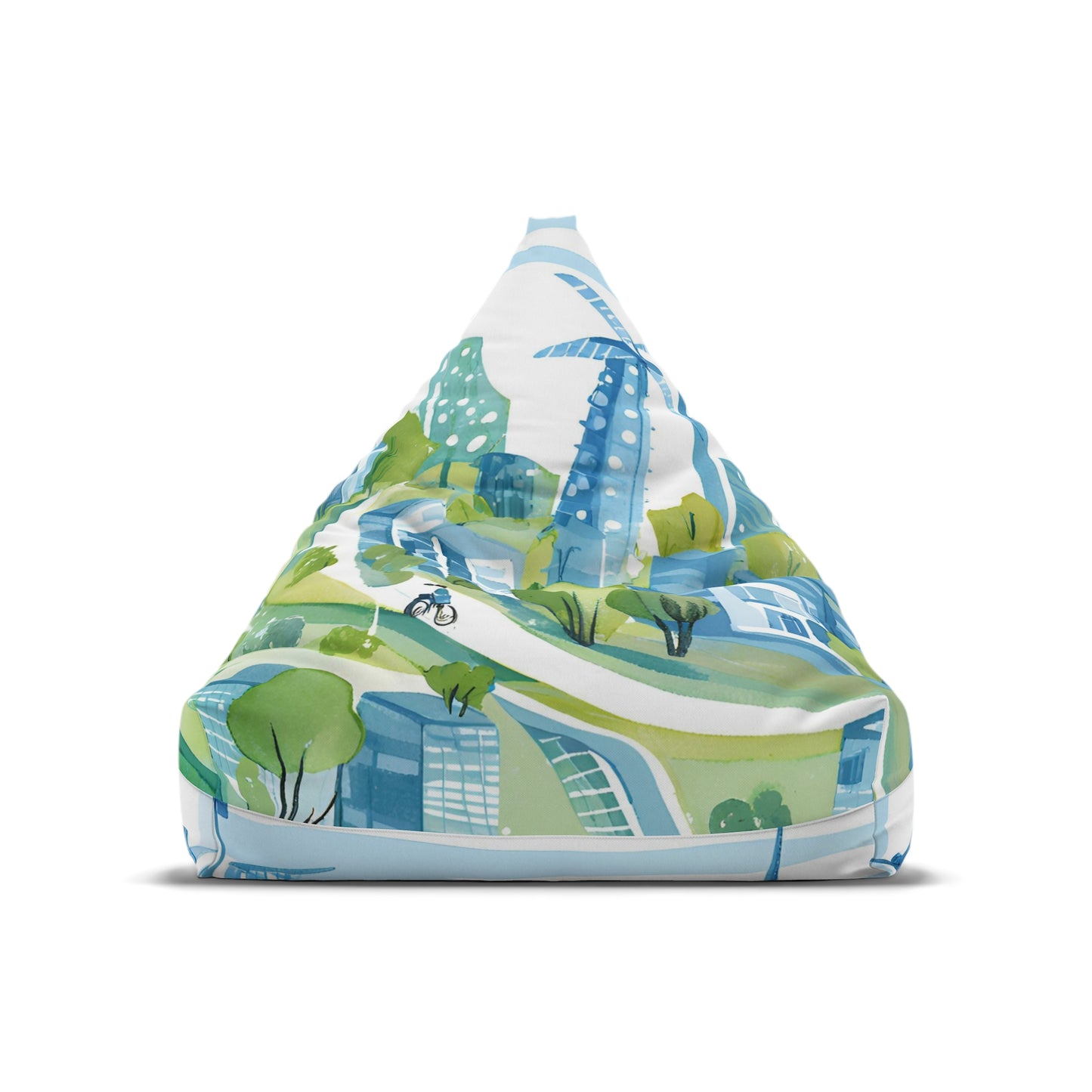 The City Bean Bag Chair Cover