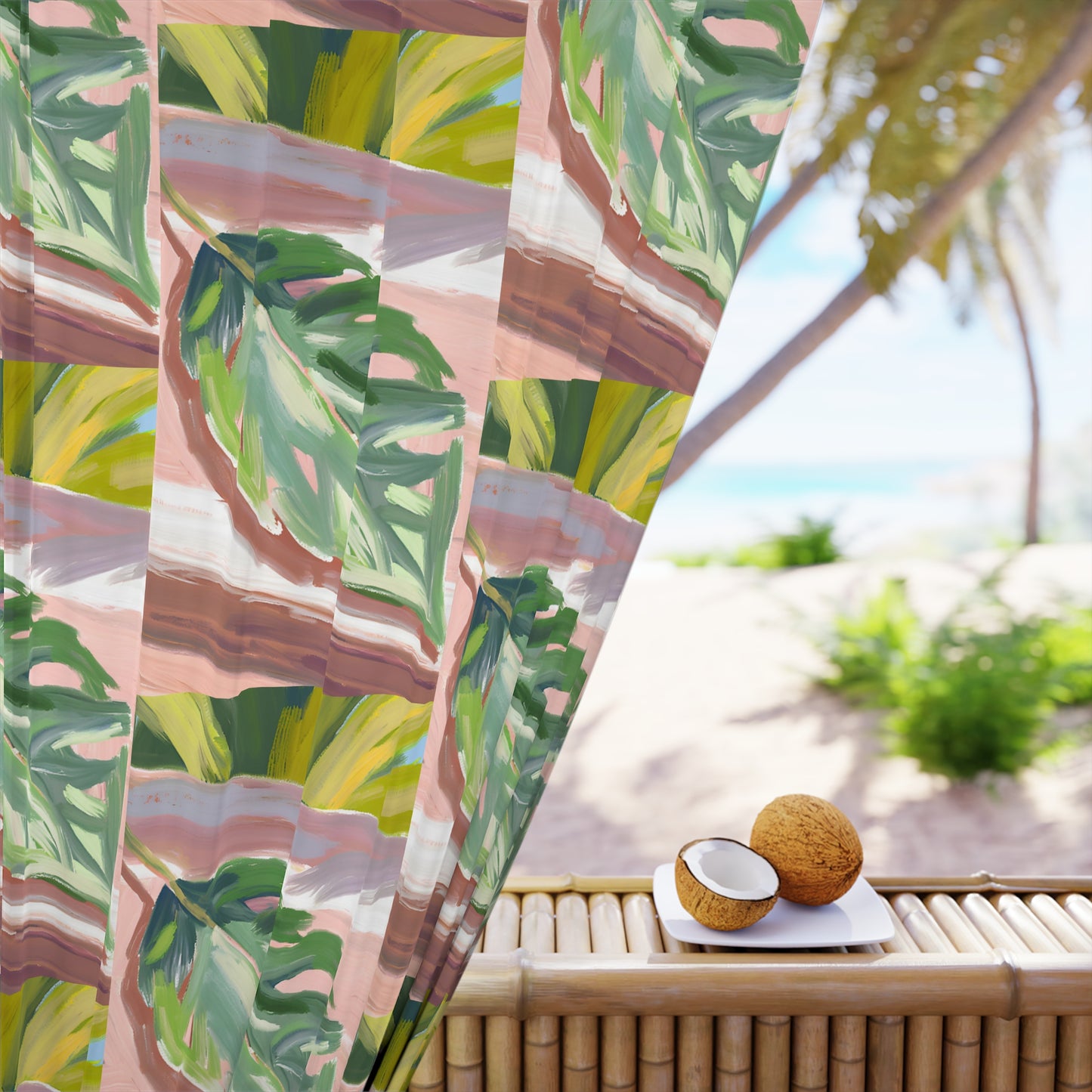 The Leaf Window Curtain (1 Piece)