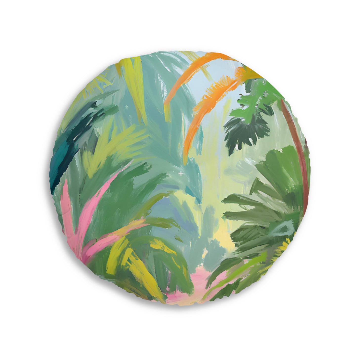 Into The Woods Tufted Floor Pillow