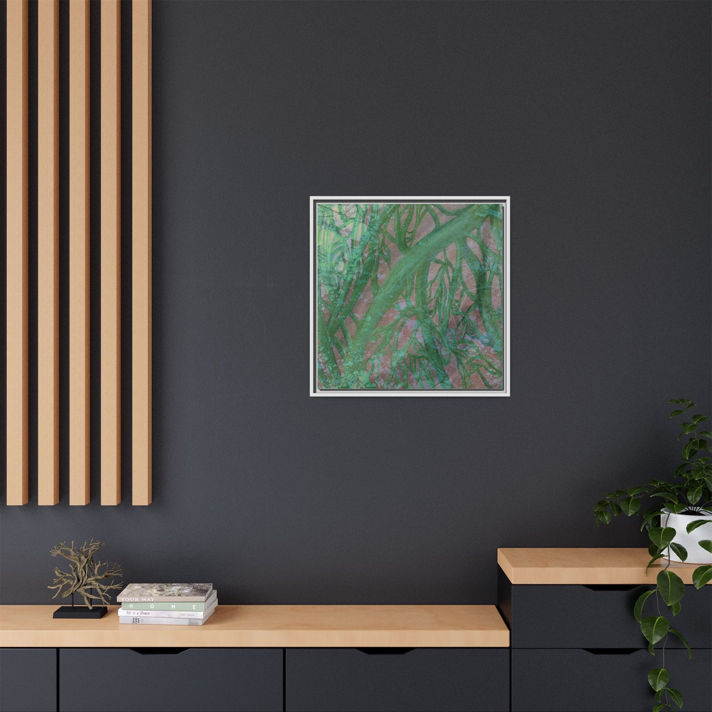 Inner Depths Framed Canvas Art