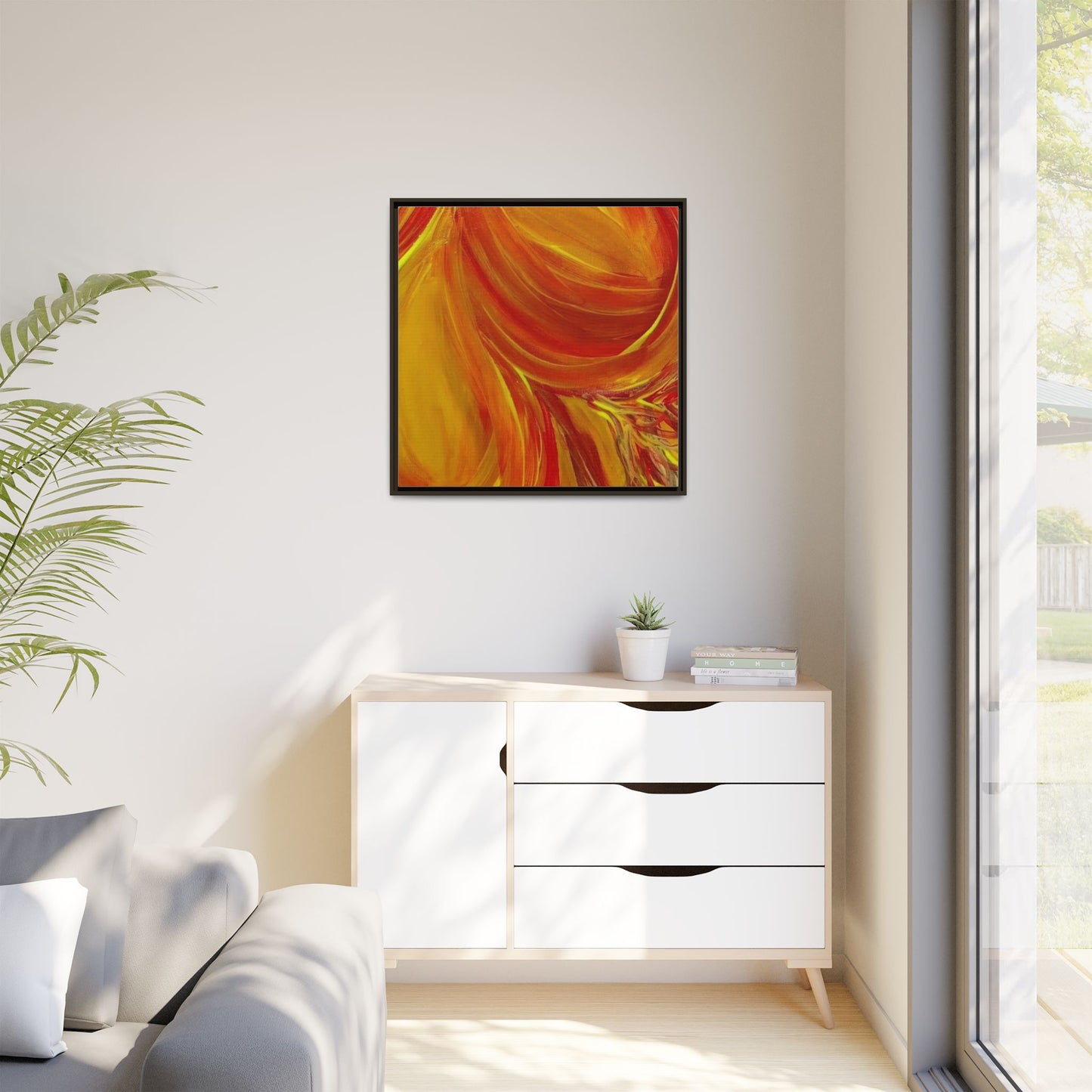 'Autumn' Framed Canvas Art