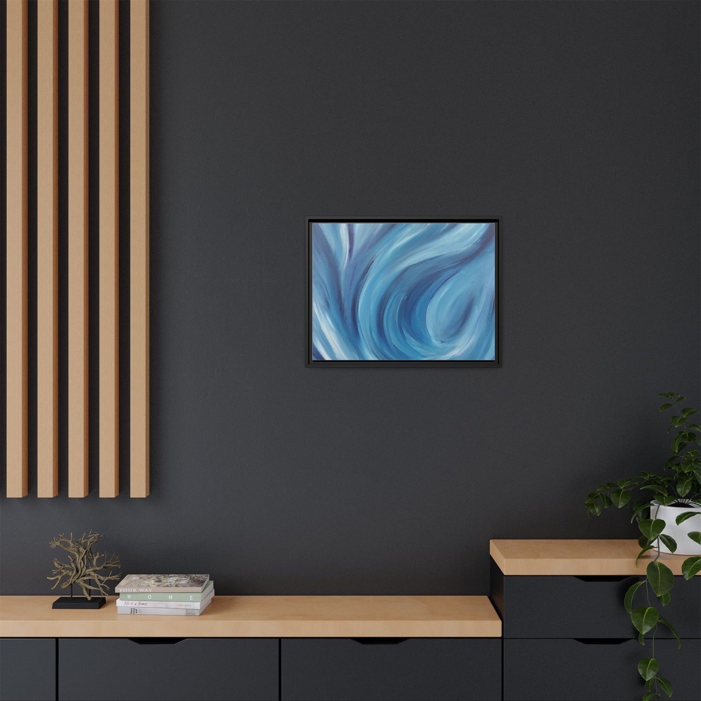 Intrinsic Reflection Framed Canvas Art
