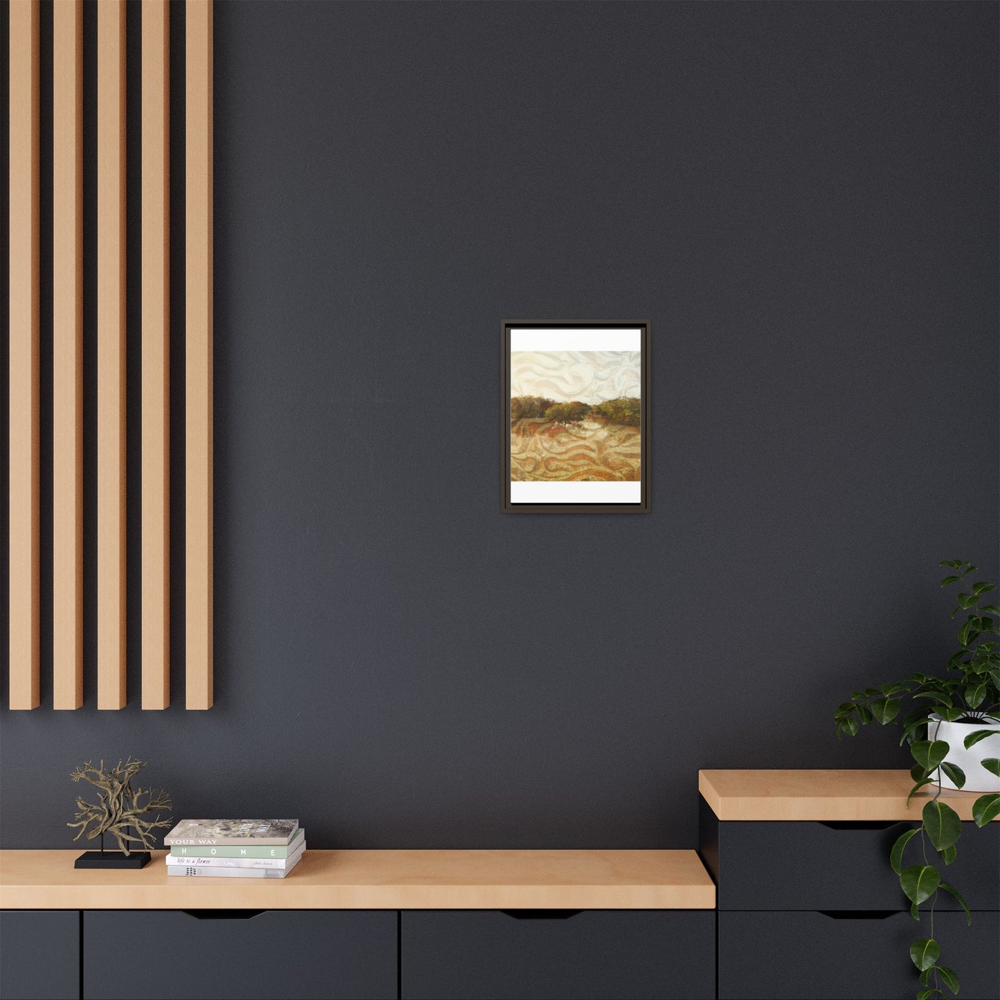 Serene Mangroves Framed Canvas Art