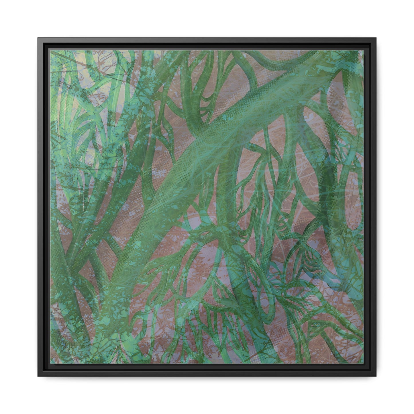 Inner Depths Framed Canvas Art