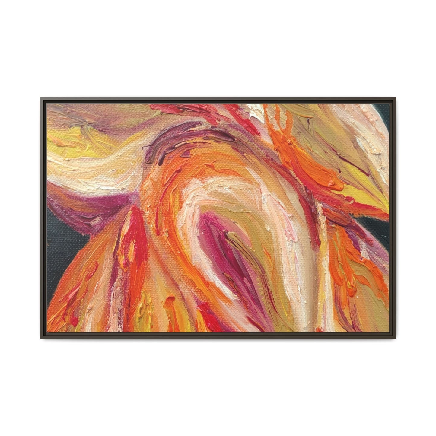Dramatic Awakening Framed Canvas Art