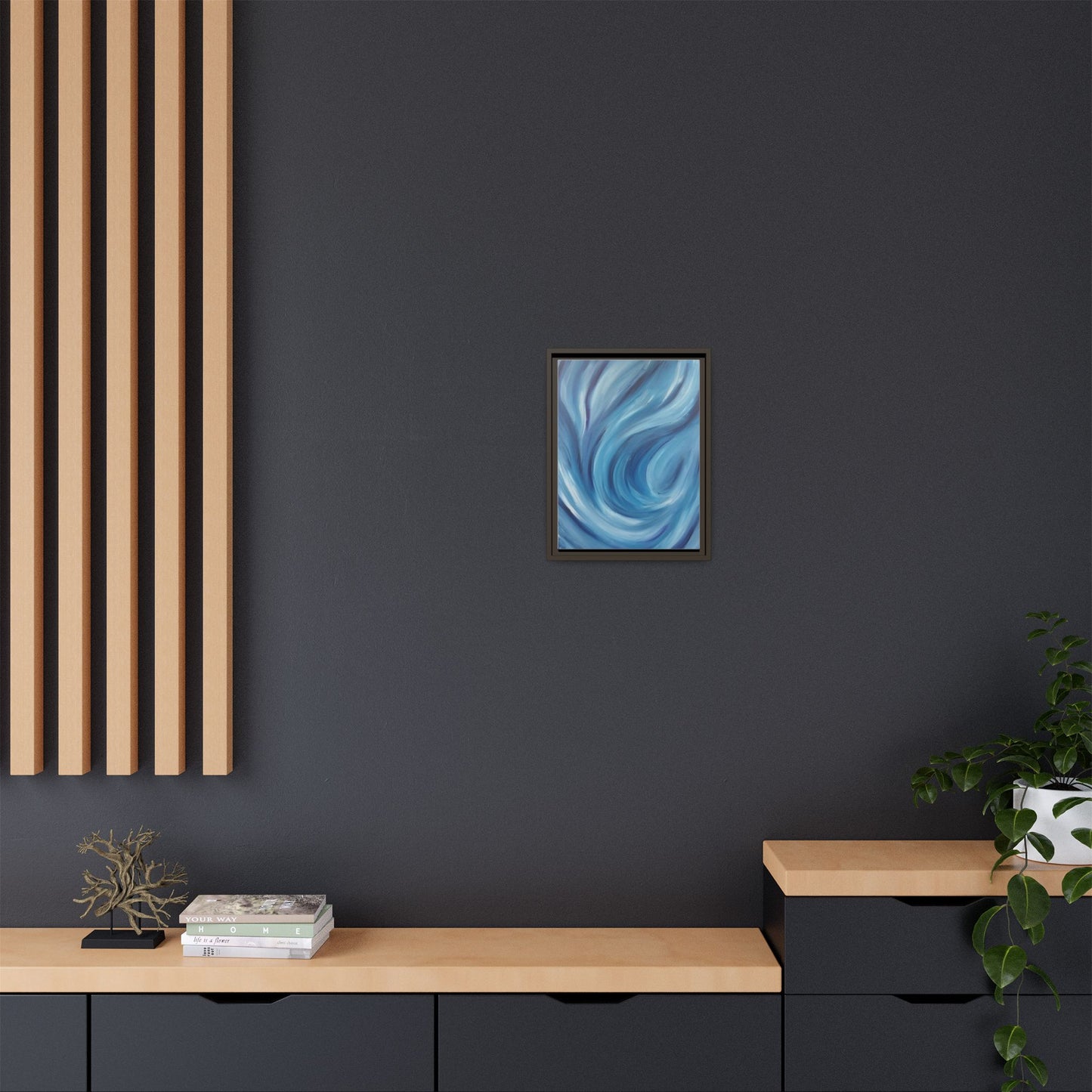 Intrinsic Reflection Framed Canvas Art
