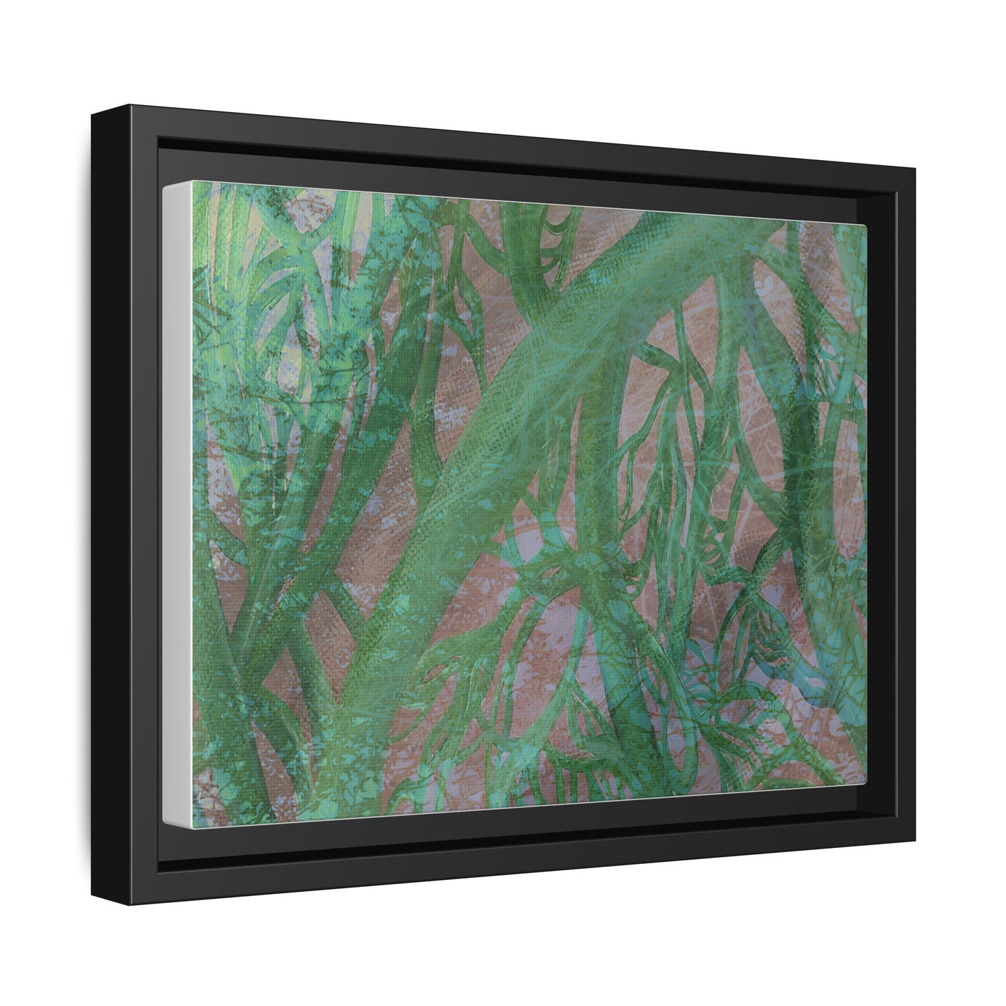 Inner Depths Framed Canvas Art