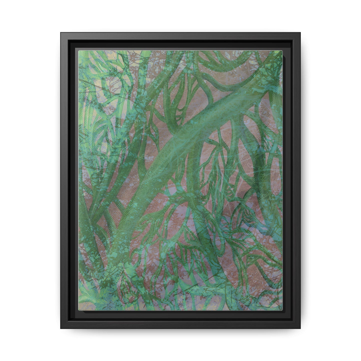 Inner Depths Framed Canvas Art