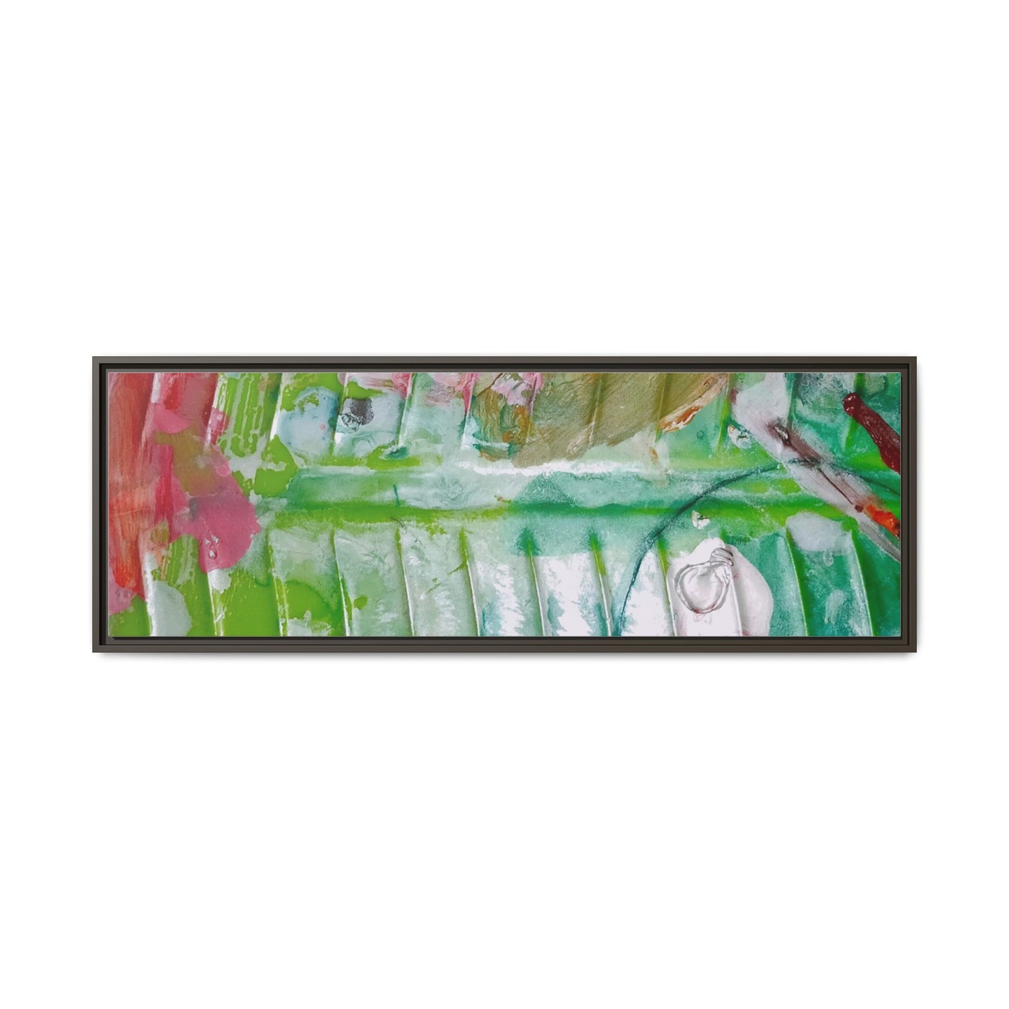 'A Mix of Life' Framed Canvas Art