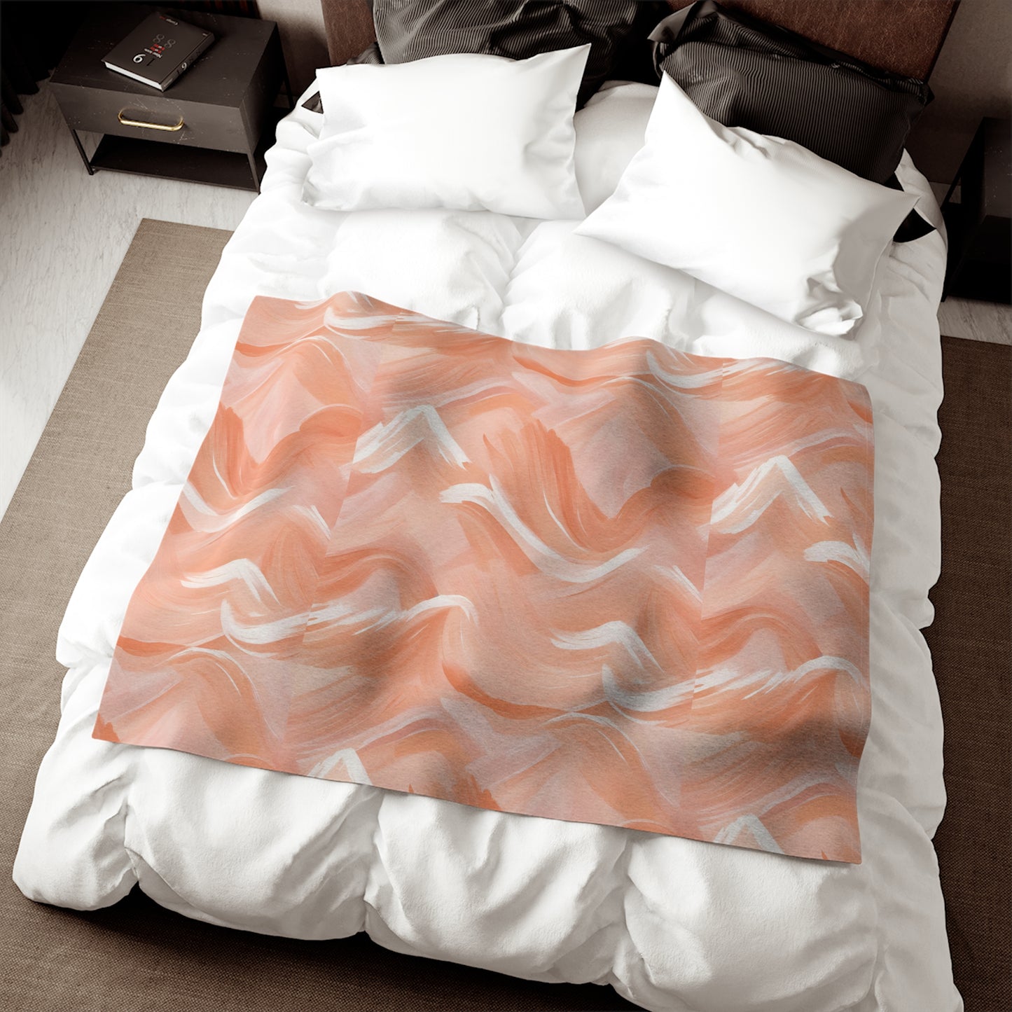 Dusk Brushstrokes Sweatshirt Blanket
