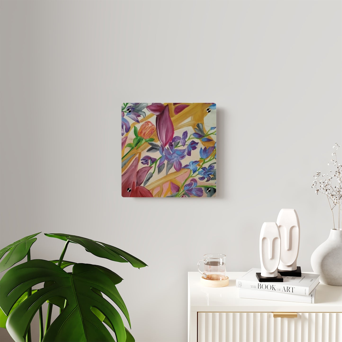 'A Dream of Flowers' Acrylic Wall Art Panels