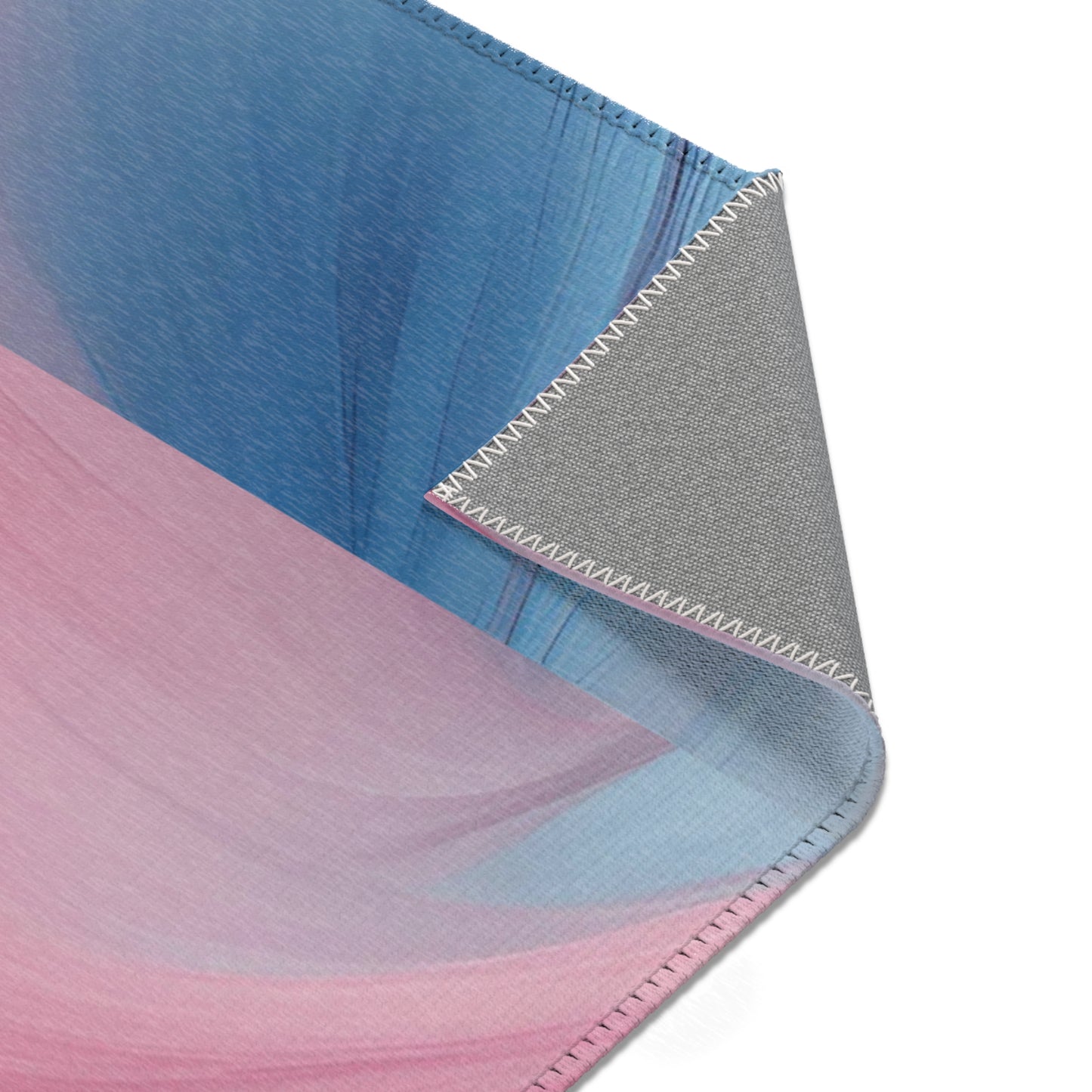 Rose Blue Area Rugs