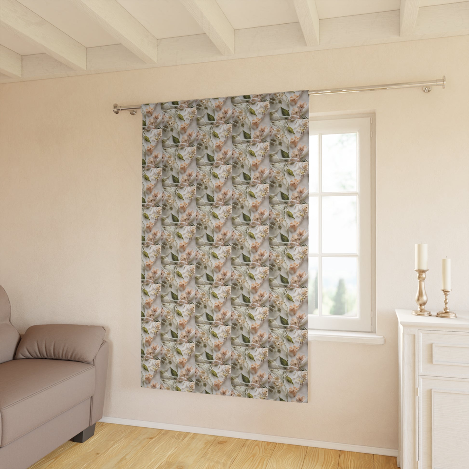Botanical Elegance Window Curtains (1 Piece)