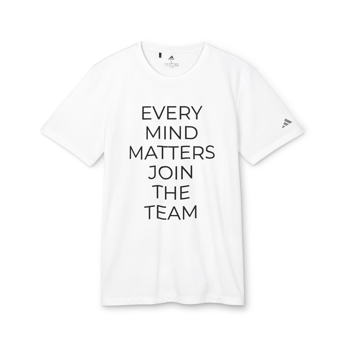 Adidas x Neurodivergent Synergy Unisex Sport T-Shirt EVERY MIND MATTERS JOIN THE TEAM