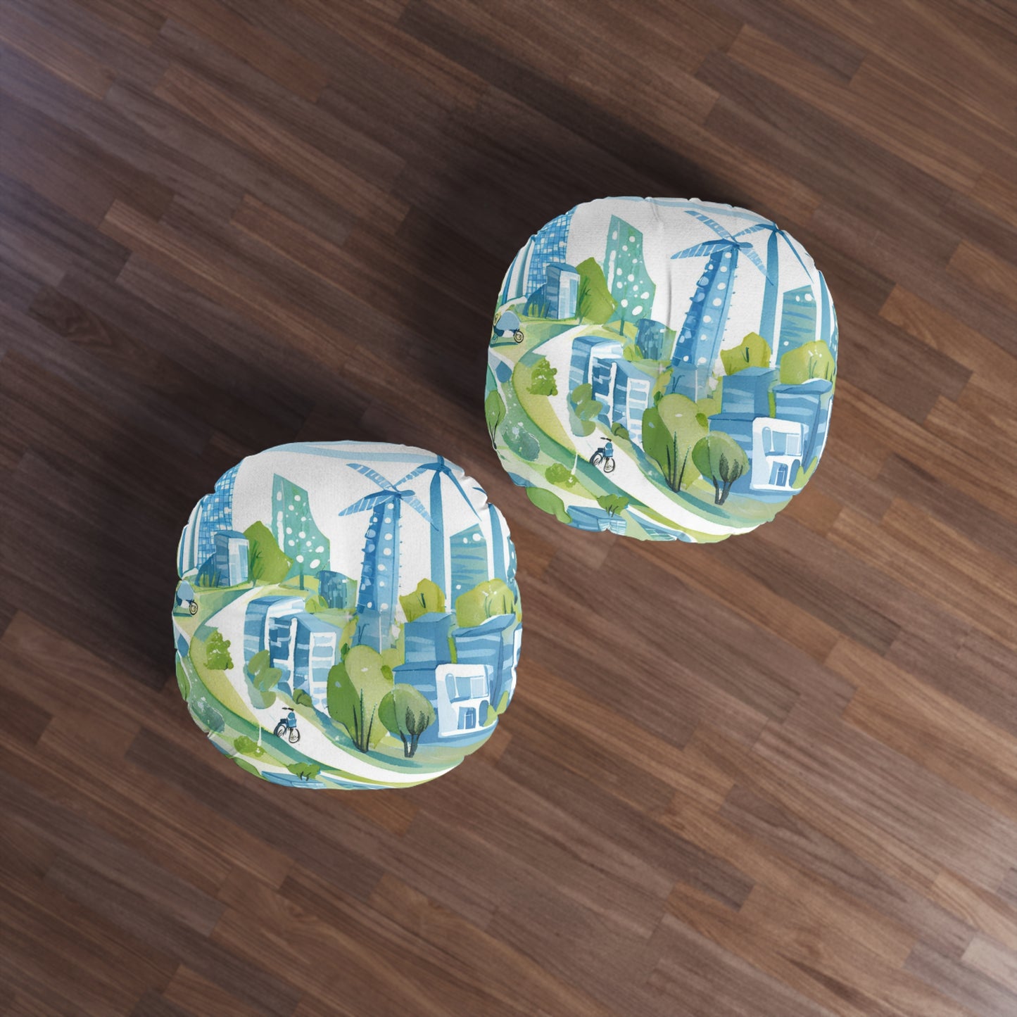 The City Tufted Floor Pillow