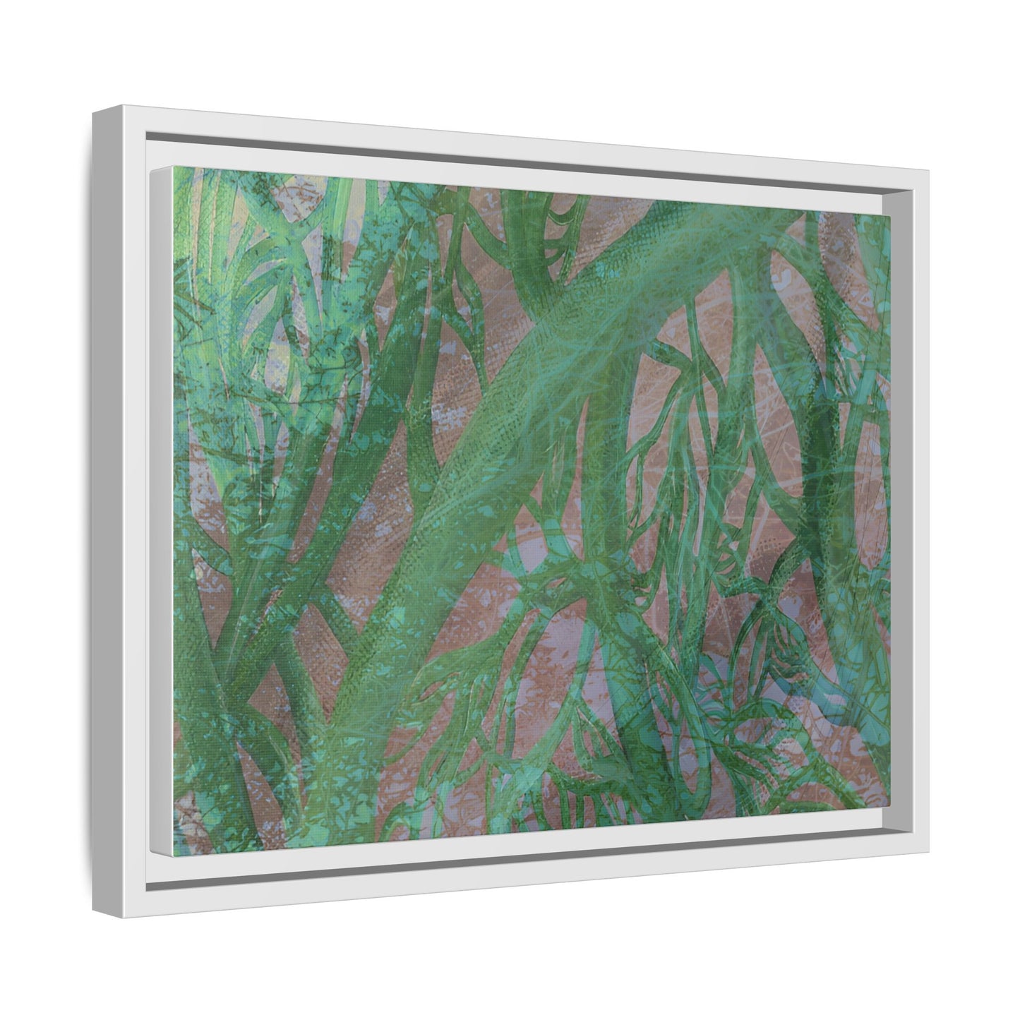 Inner Depths Framed Canvas Art