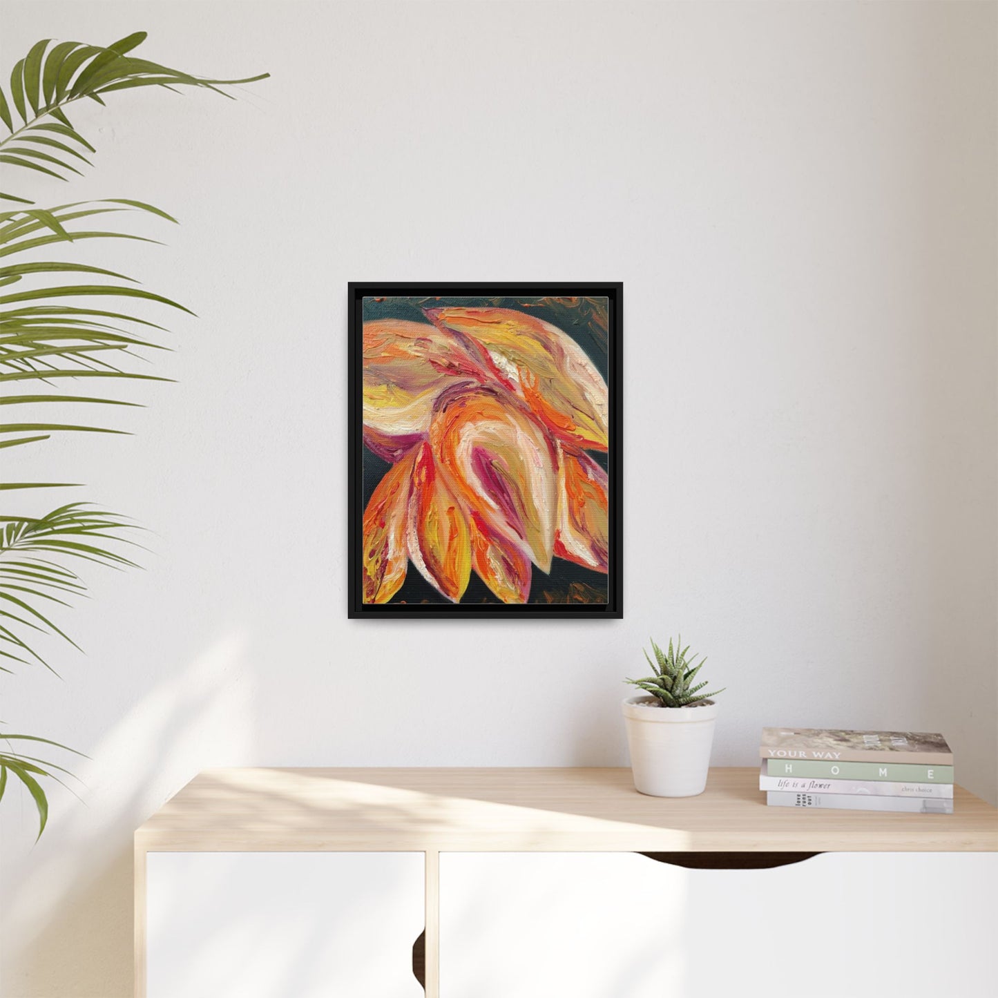Dramatic Awakening Framed Canvas Art