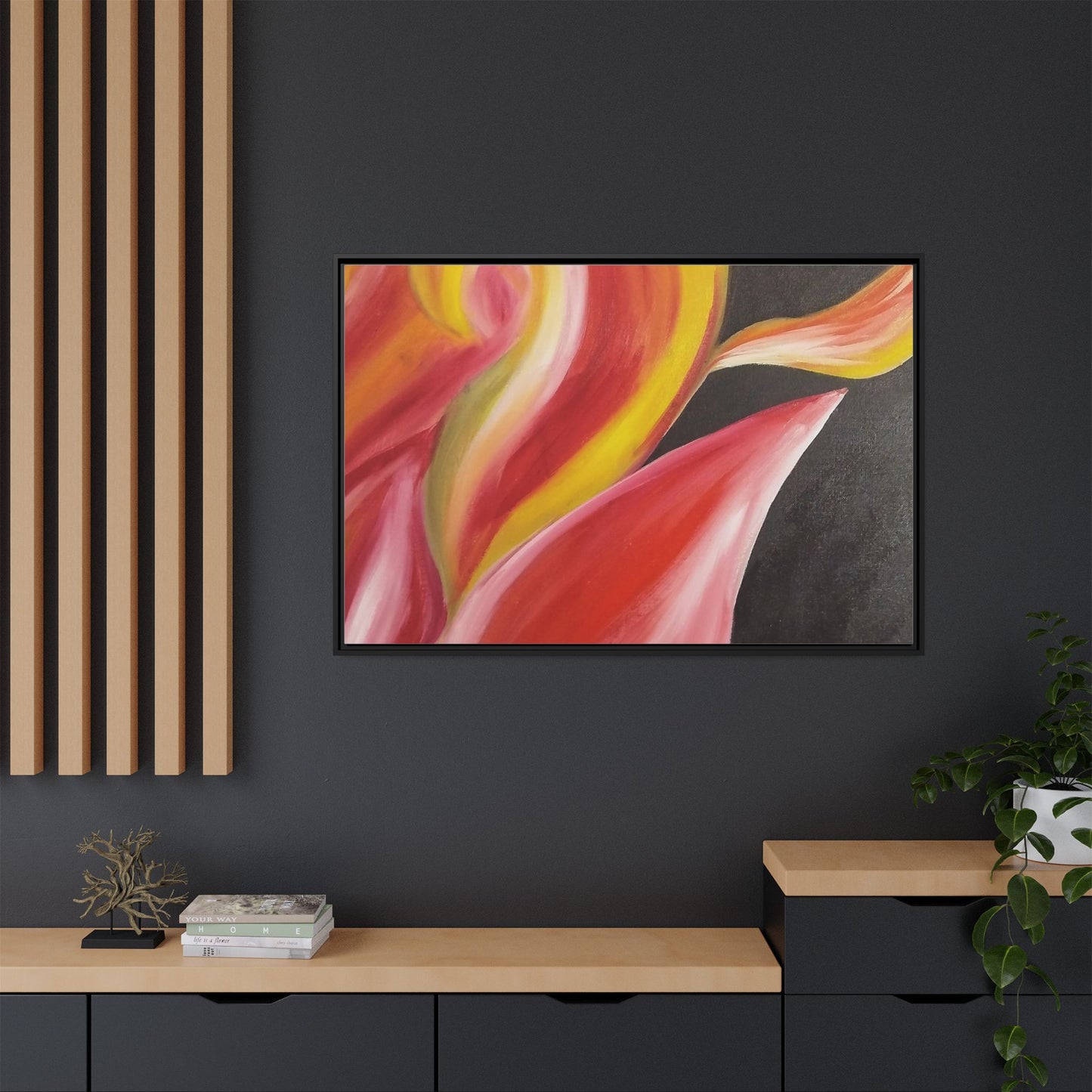 'A Autistic Phoenix' Framed Canvas Art