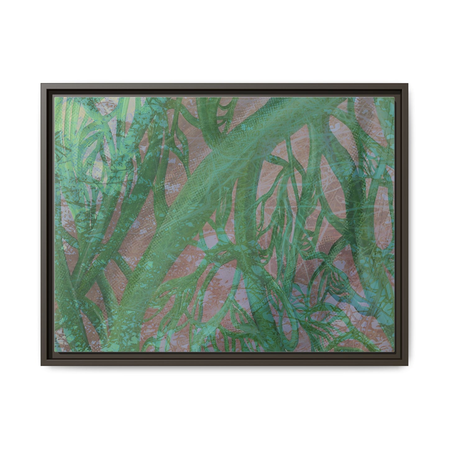 Inner Depths Framed Canvas Art