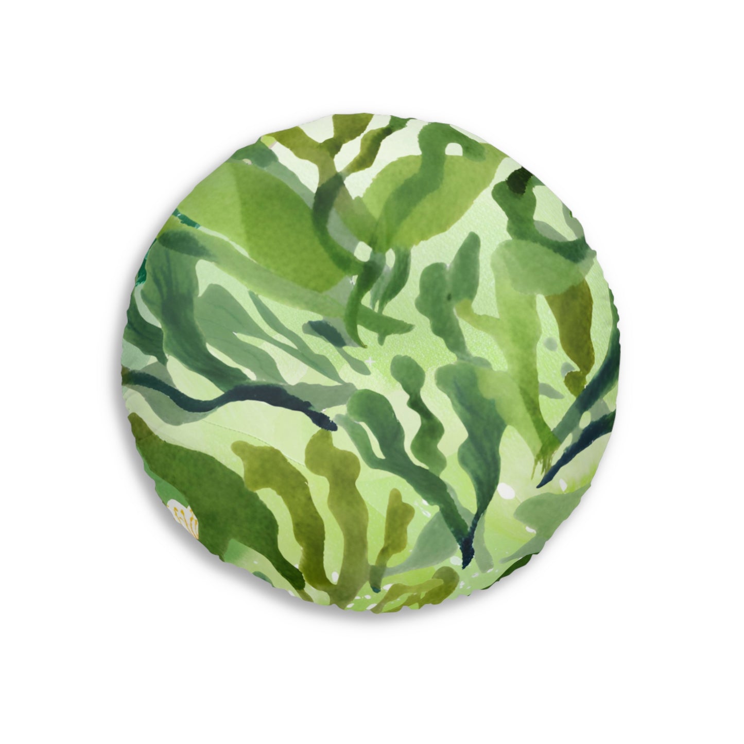 Pond Algae Tufted Floor Pillow