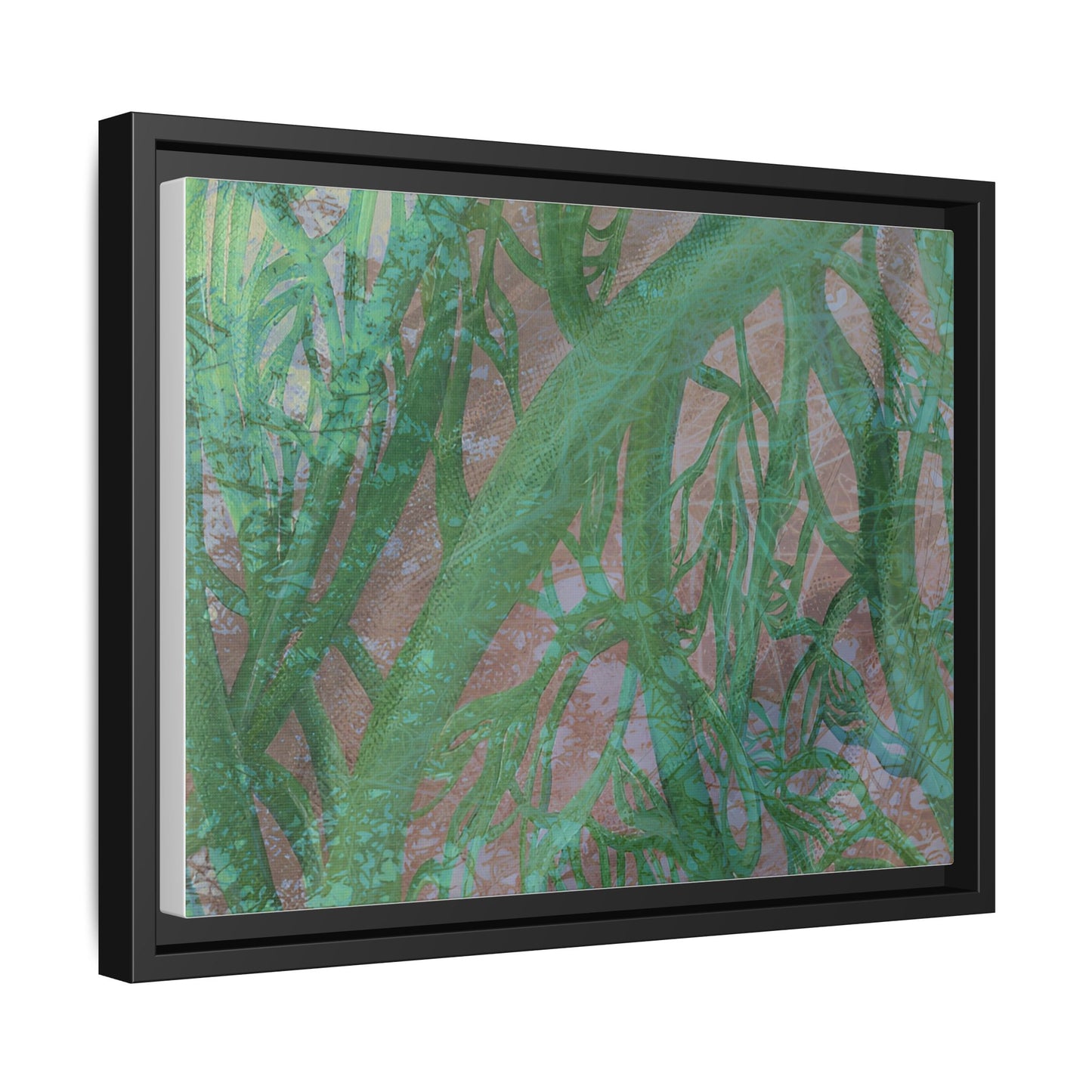 Inner Depths Framed Canvas Art