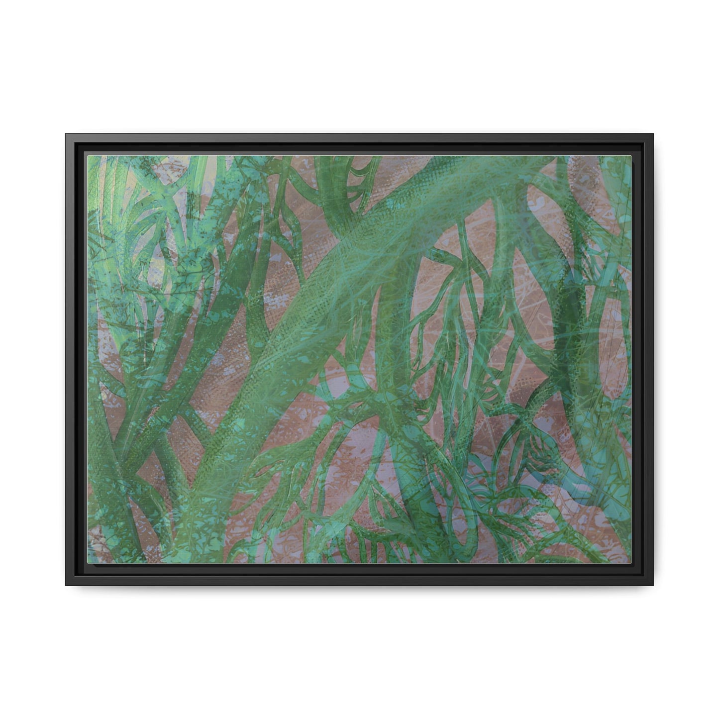 Inner Depths Framed Canvas Art