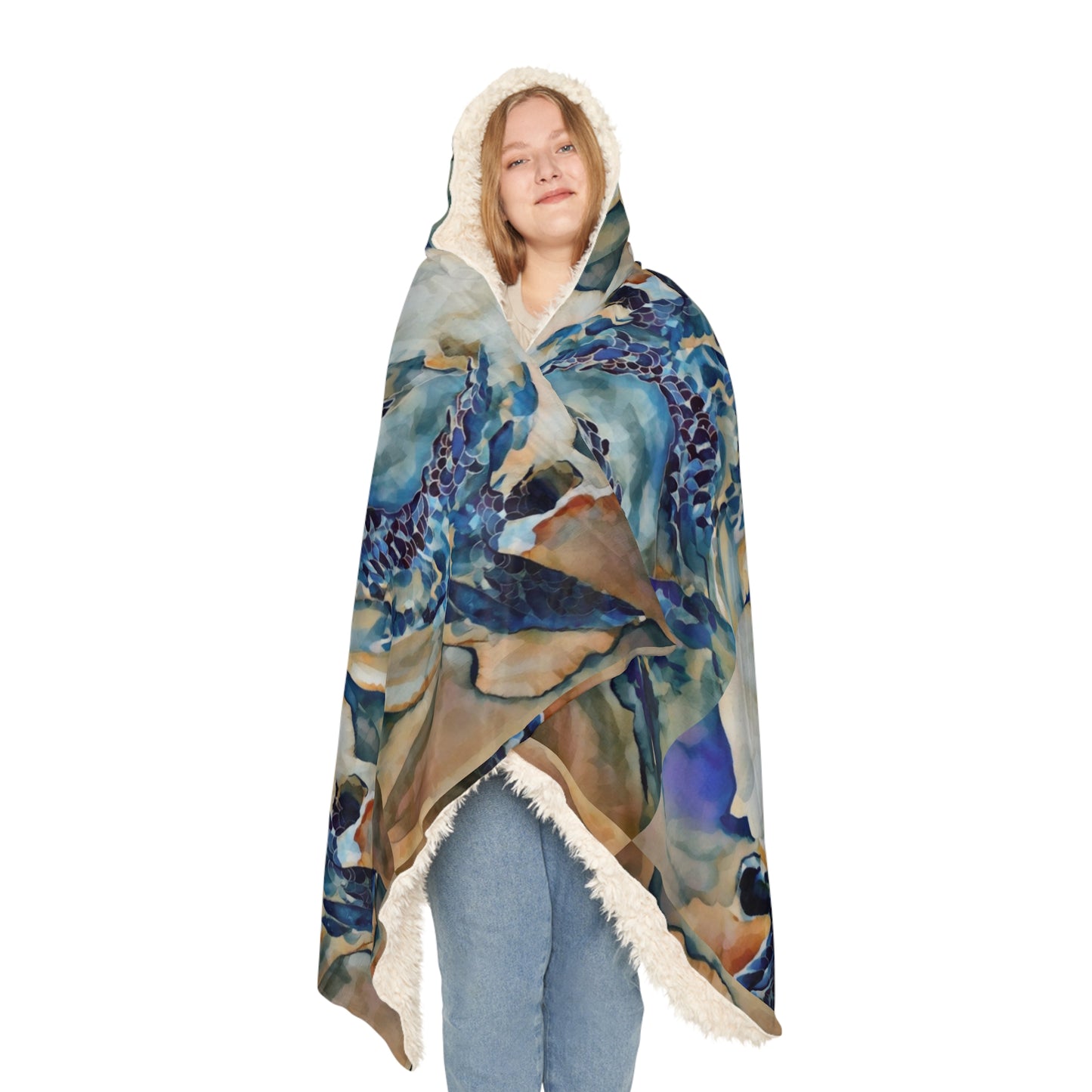 Liminal Light 1 by Helena Barbagelata Snuggle Blanket
