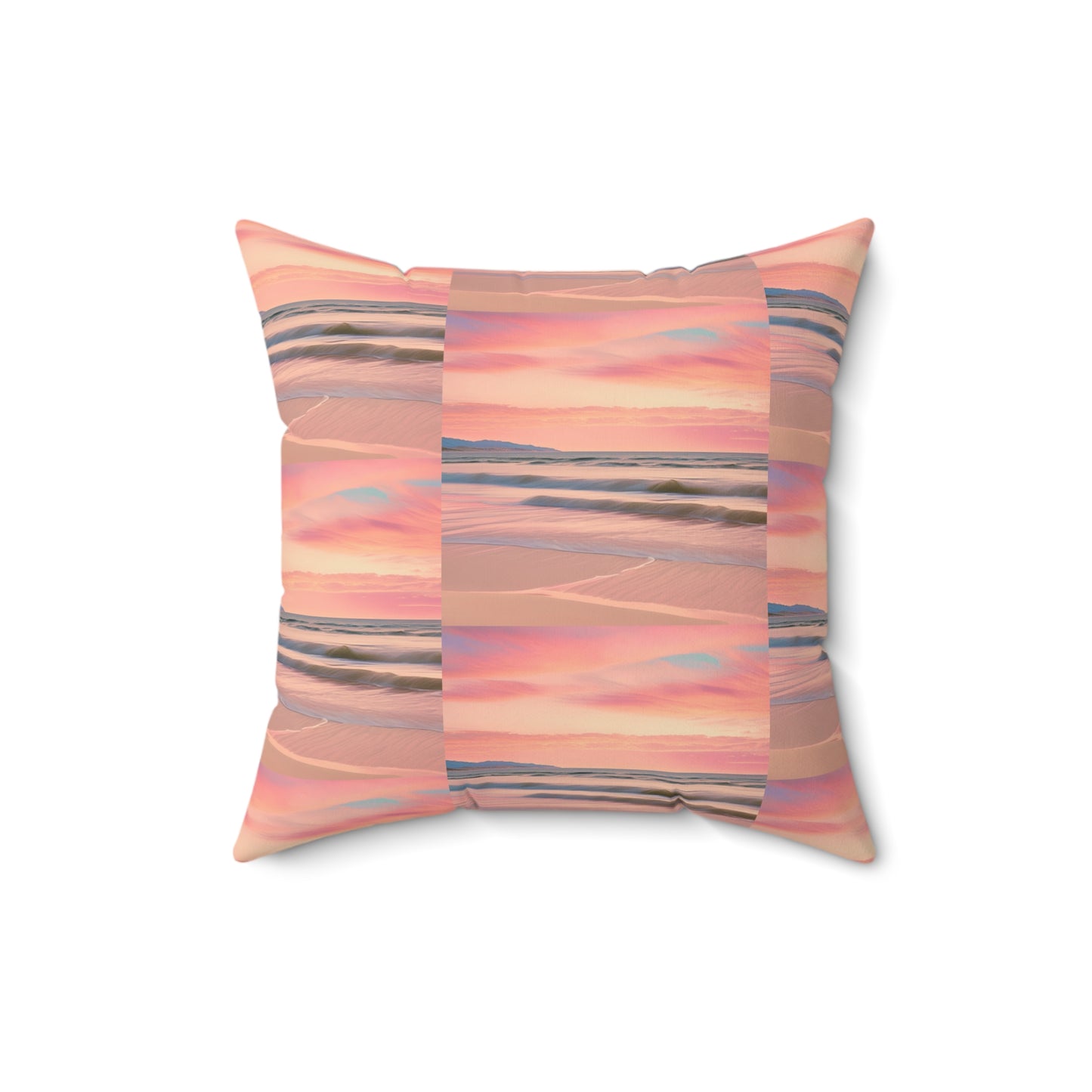 Horizon Faux Suede Square Pillow