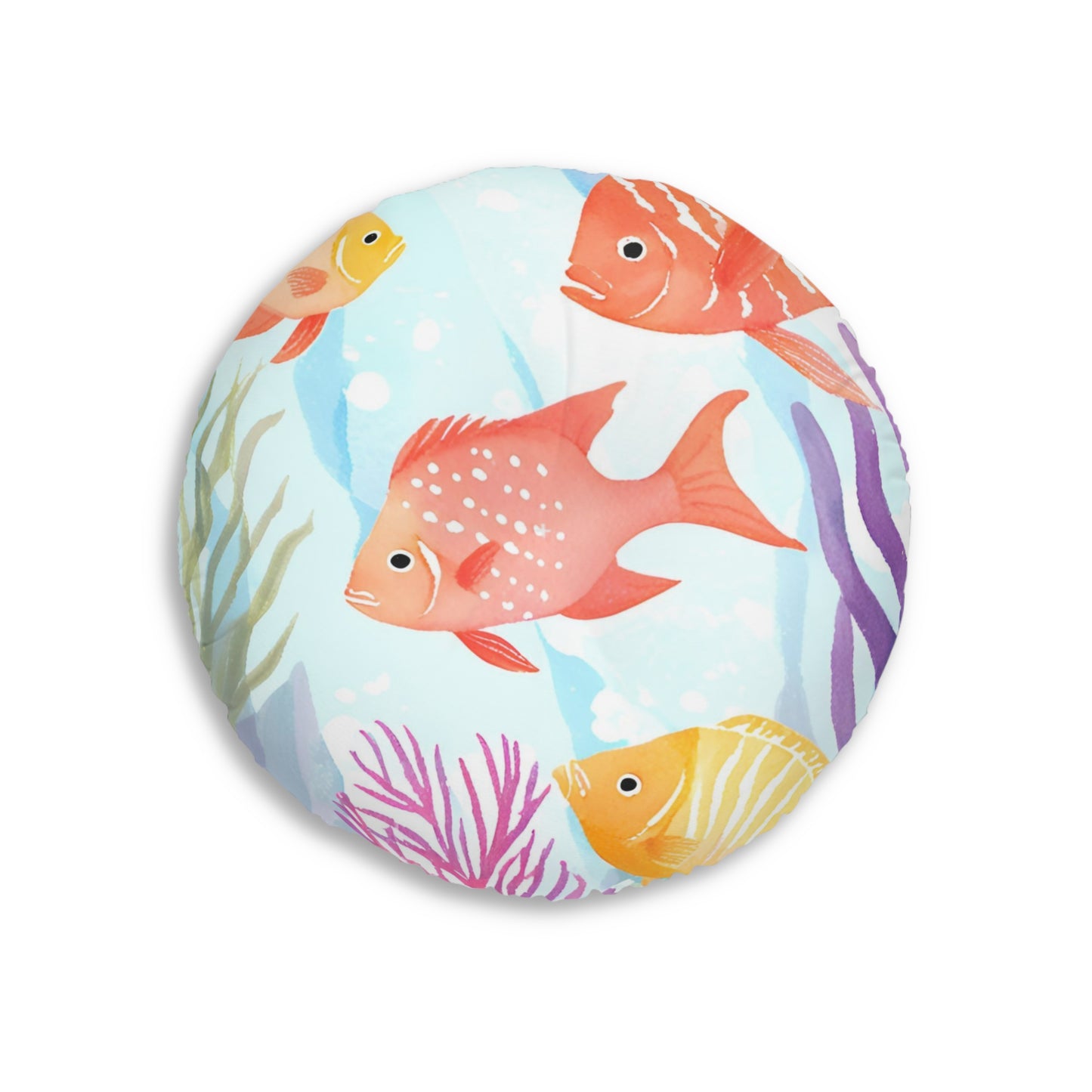 Coral Reef Tufted Floor Pillow
