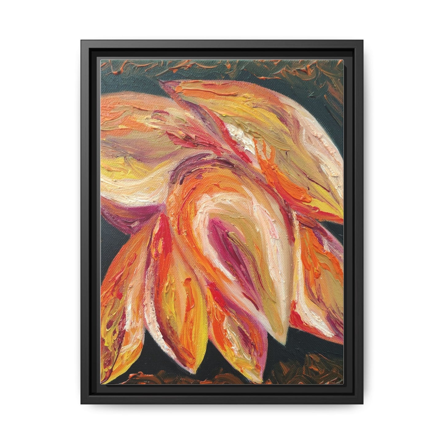 Dramatic Awakening Framed Canvas Art