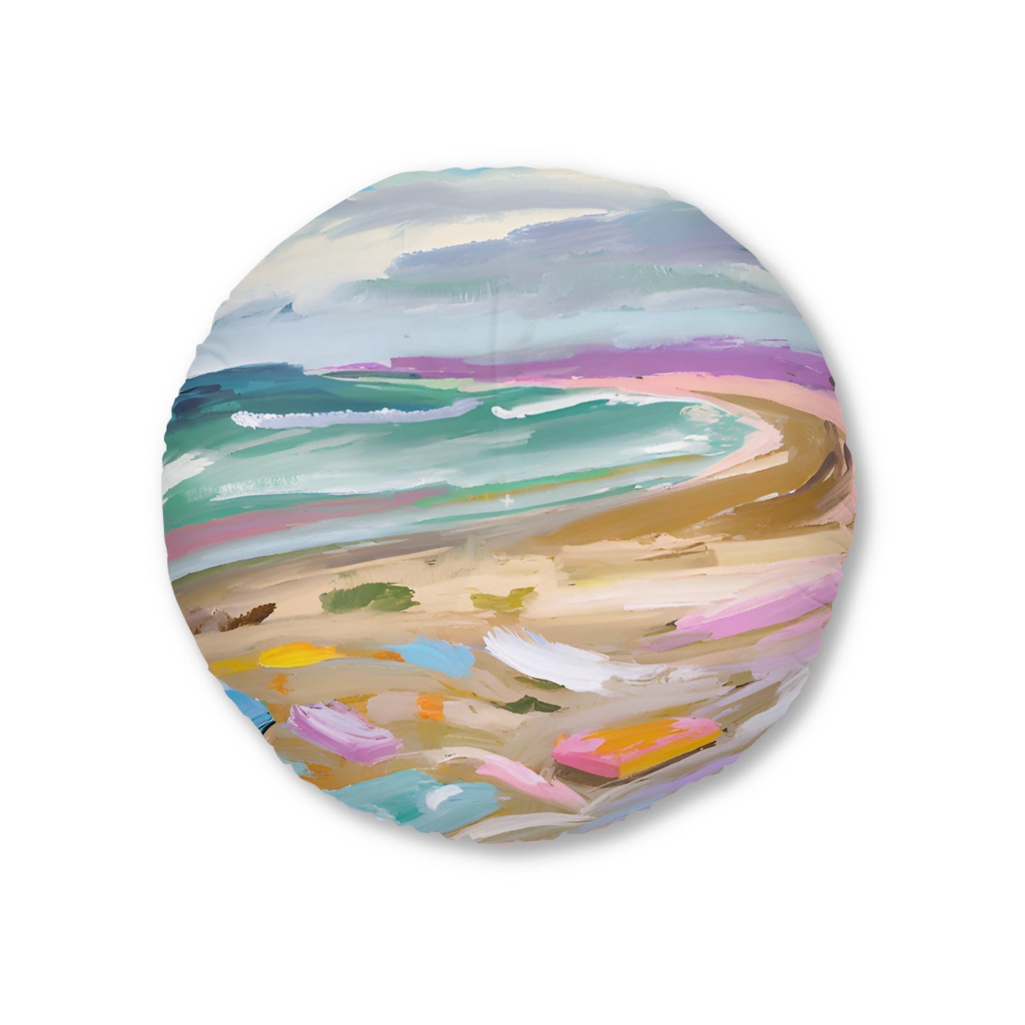The Beach Tufted Floor Pillow