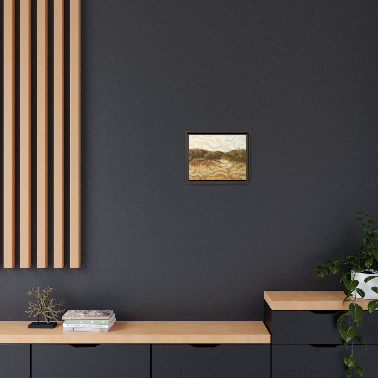 Serene Mangroves Framed Canvas Art