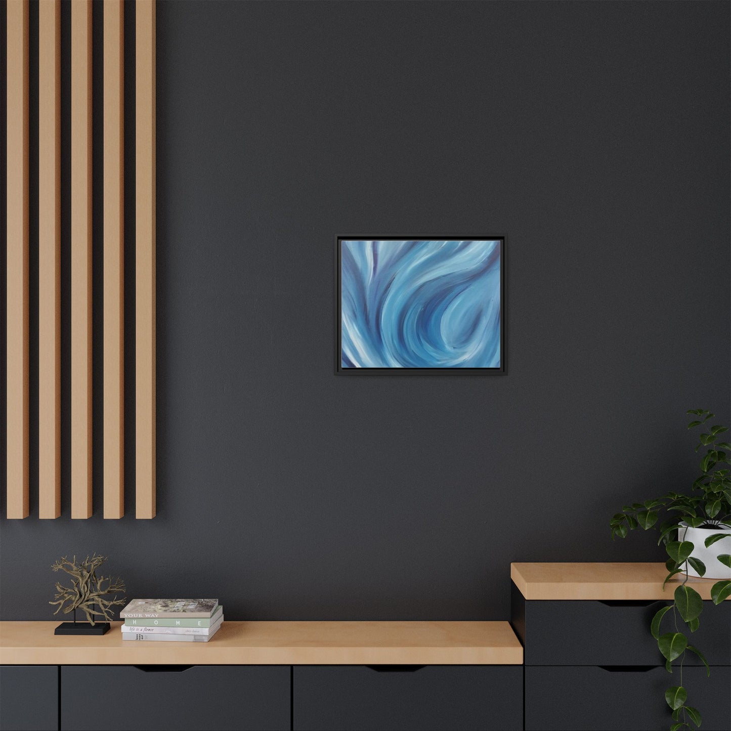 Intrinsic Reflection Framed Canvas Art