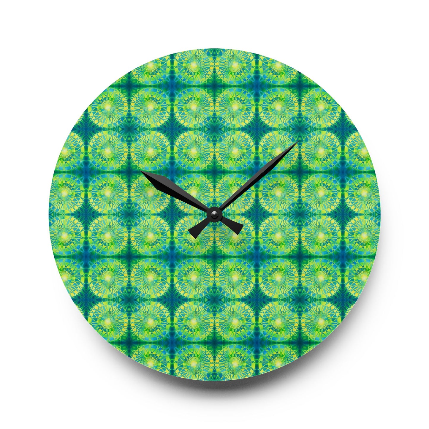 Safety Net Circles by Uta Feinstein Wall Clock